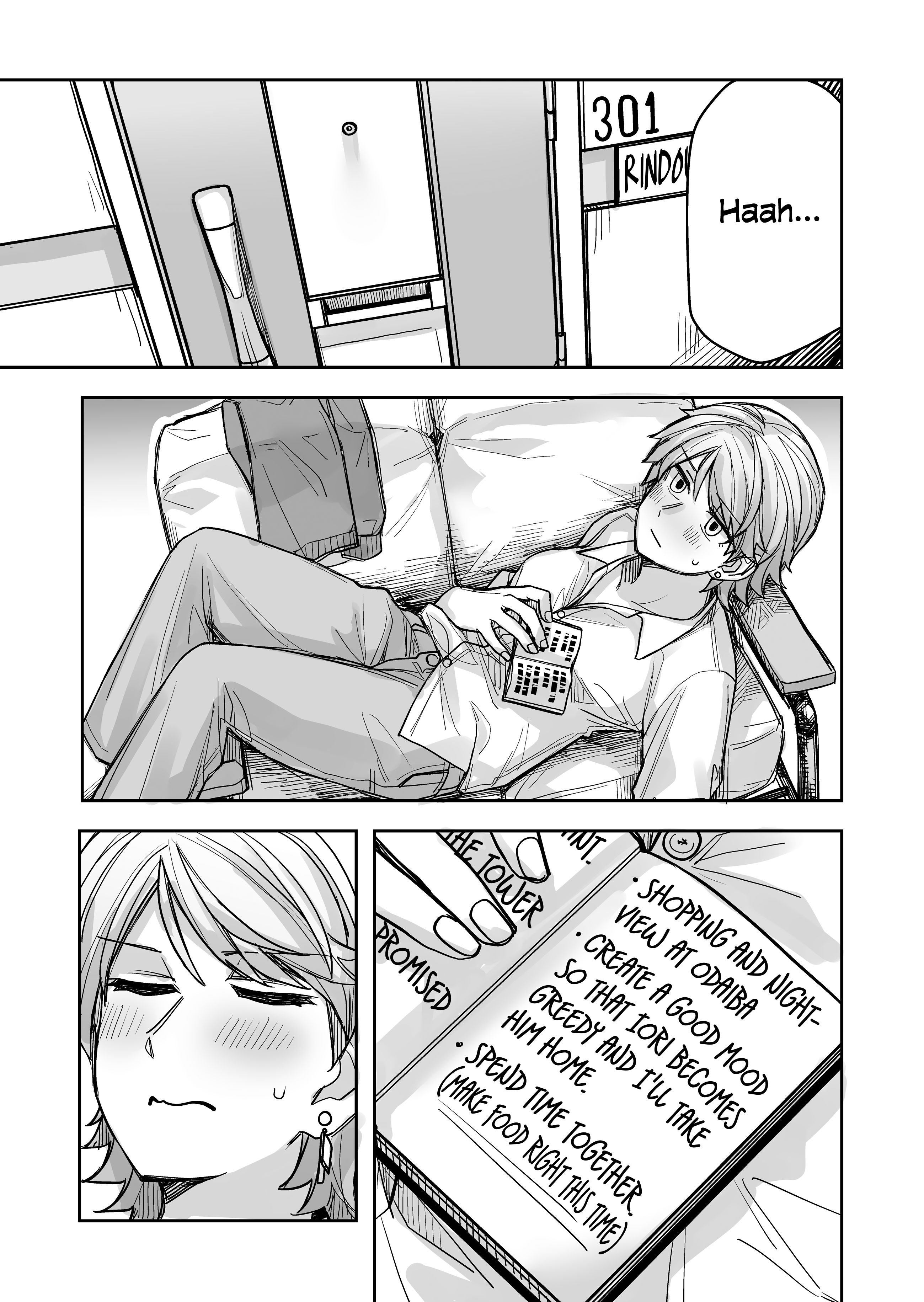 Halaman dari Ikemen Joshi to Josou Danshi Chapter 53