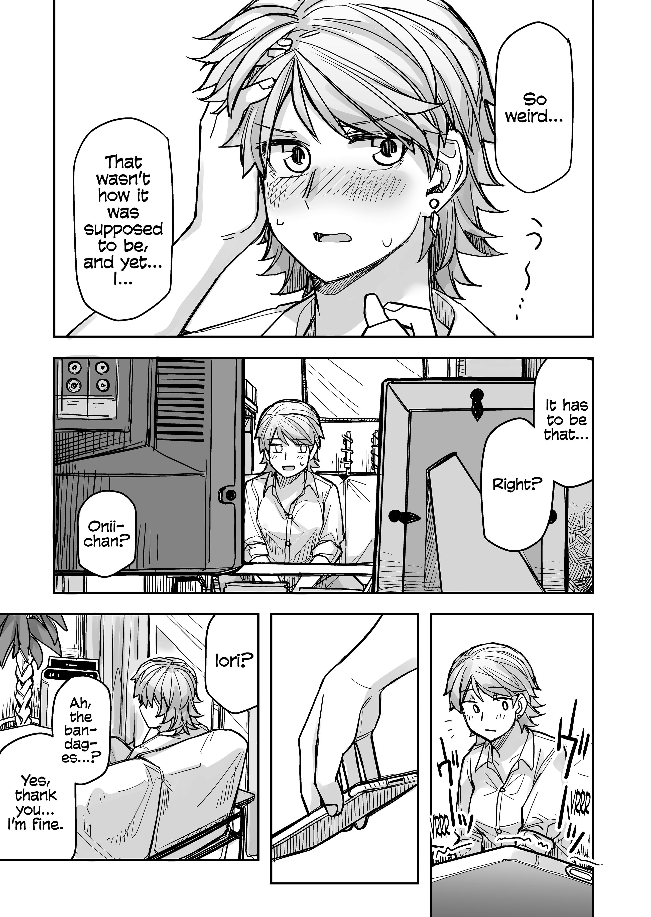 Halaman dari Ikemen Joshi to Josou Danshi Chapter 53