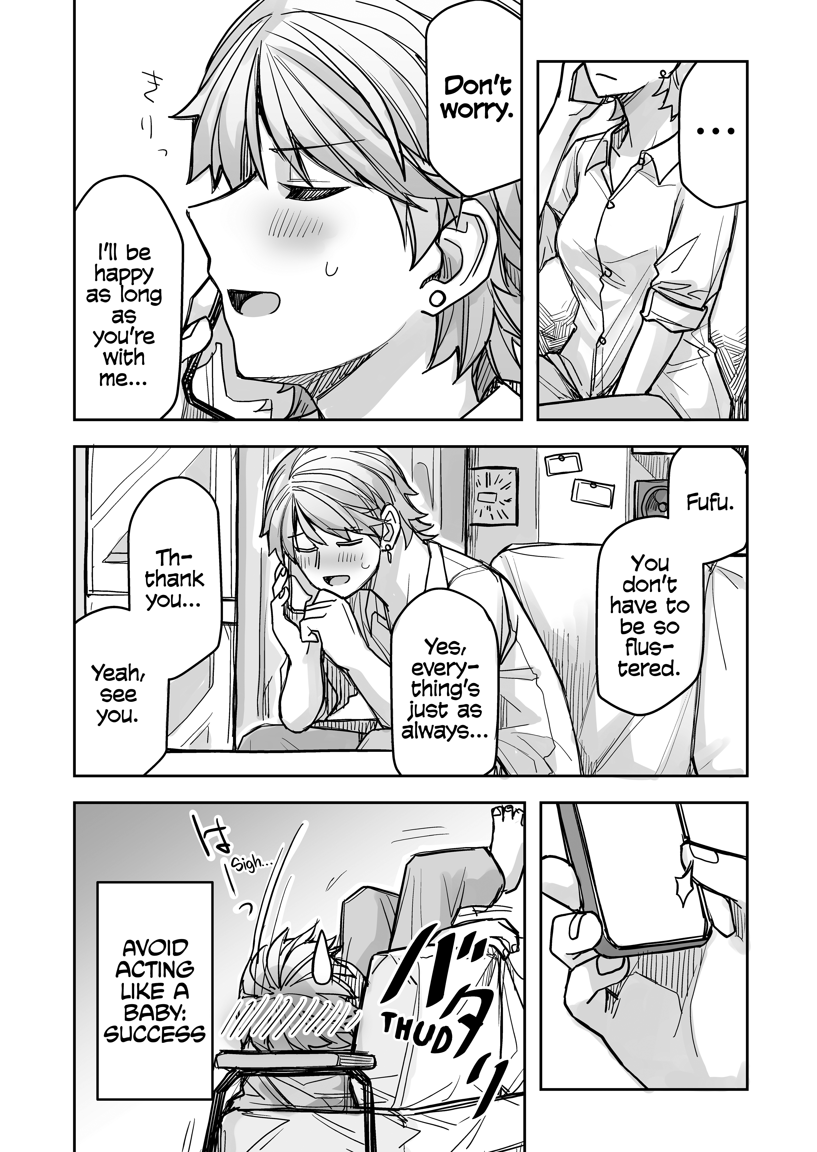 Halaman dari Ikemen Joshi to Josou Danshi Chapter 53