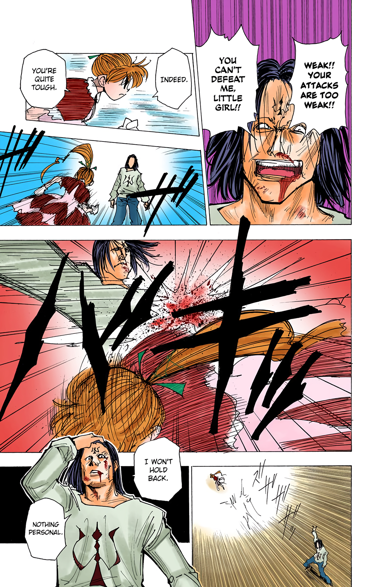 Halaman dari HUNTER x HUNTER (Official Colored) Chapter 177