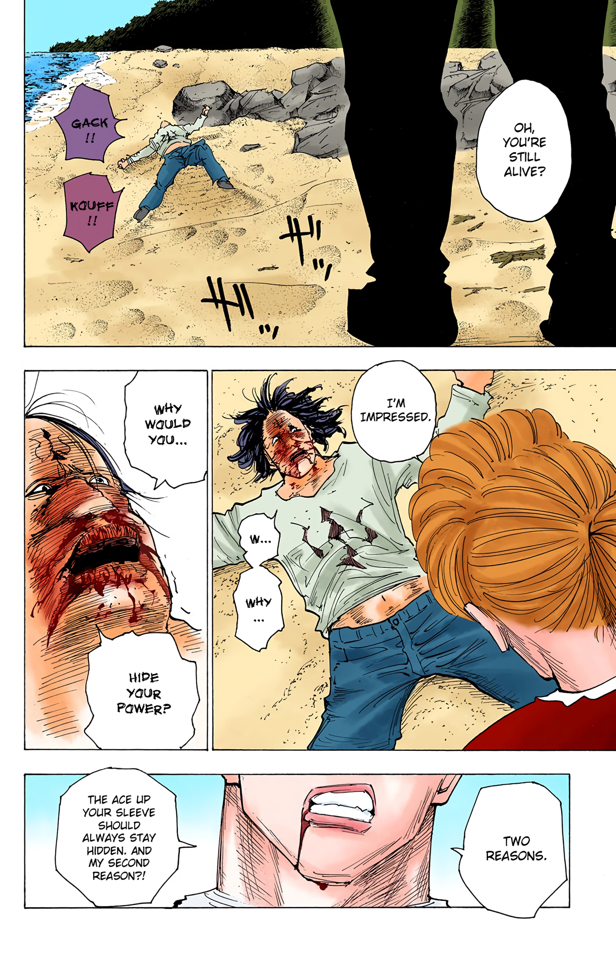 Halaman dari HUNTER x HUNTER (Official Colored) Chapter 177