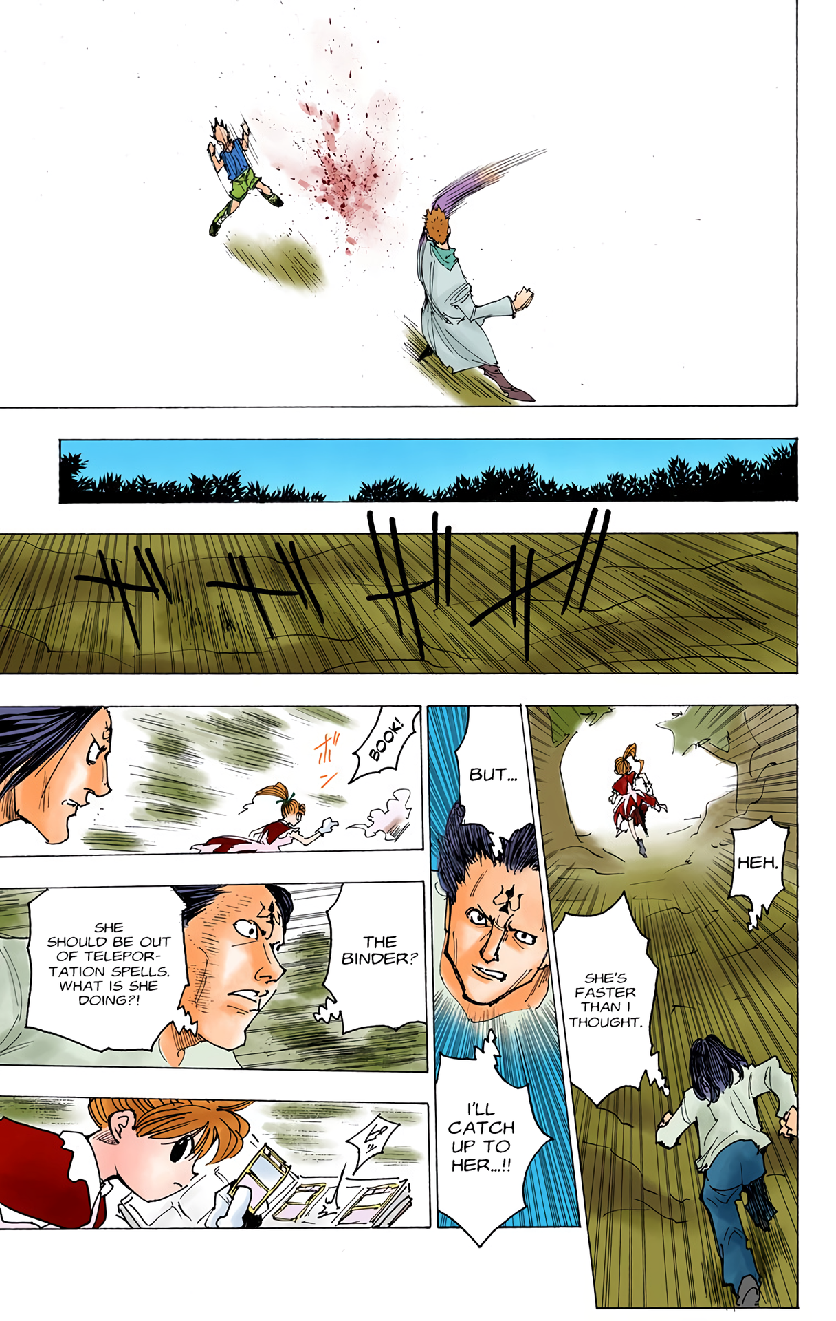 Halaman dari HUNTER x HUNTER (Official Colored) Chapter 177