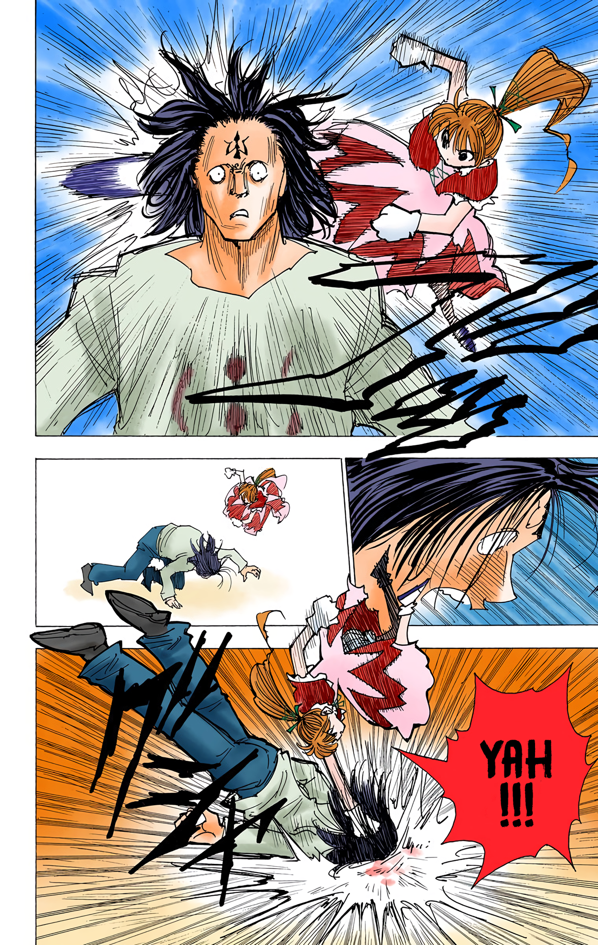 Halaman dari HUNTER x HUNTER (Official Colored) Chapter 177