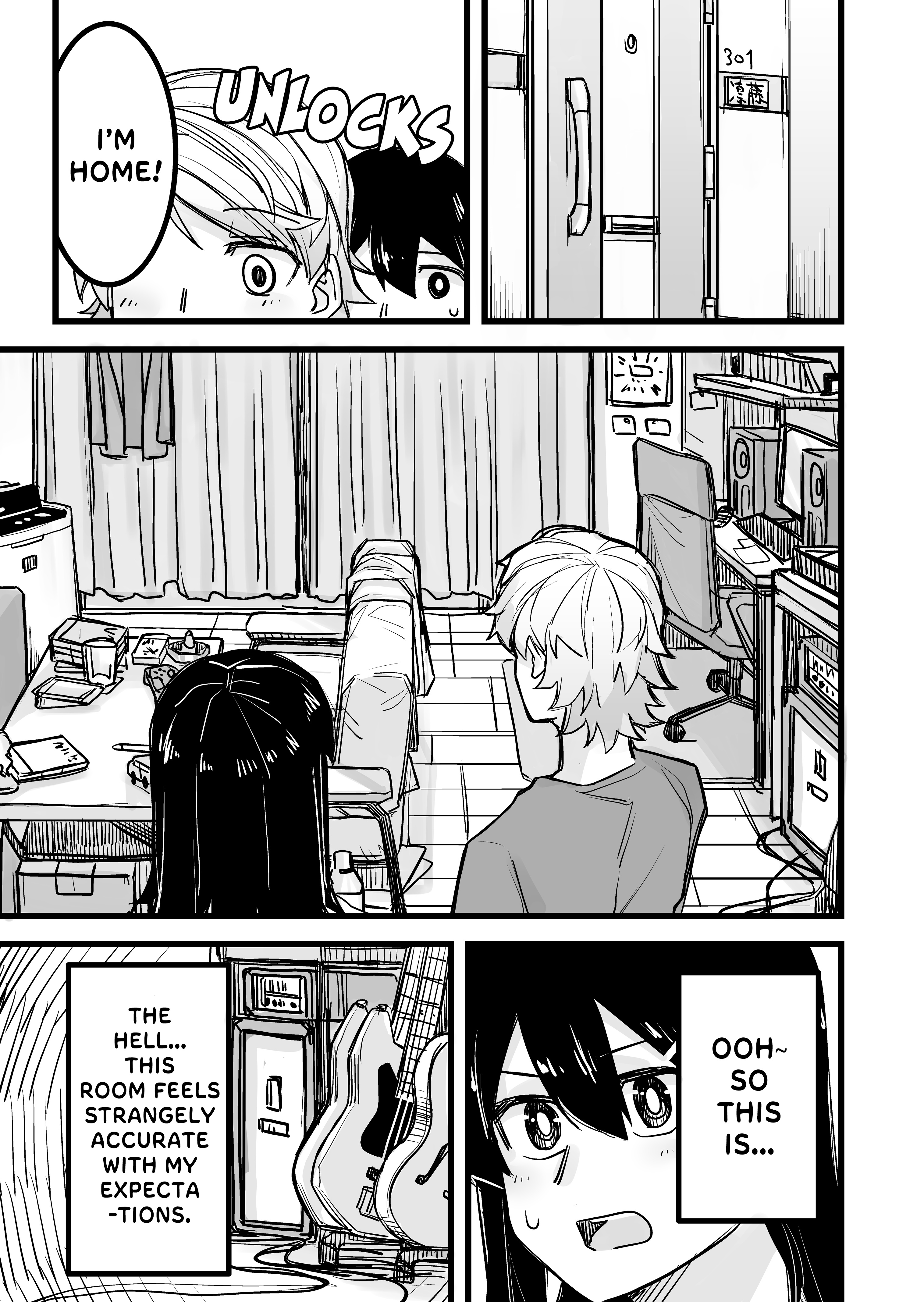 Halaman dari Ikemen Joshi to Josou Danshi Chapter 14