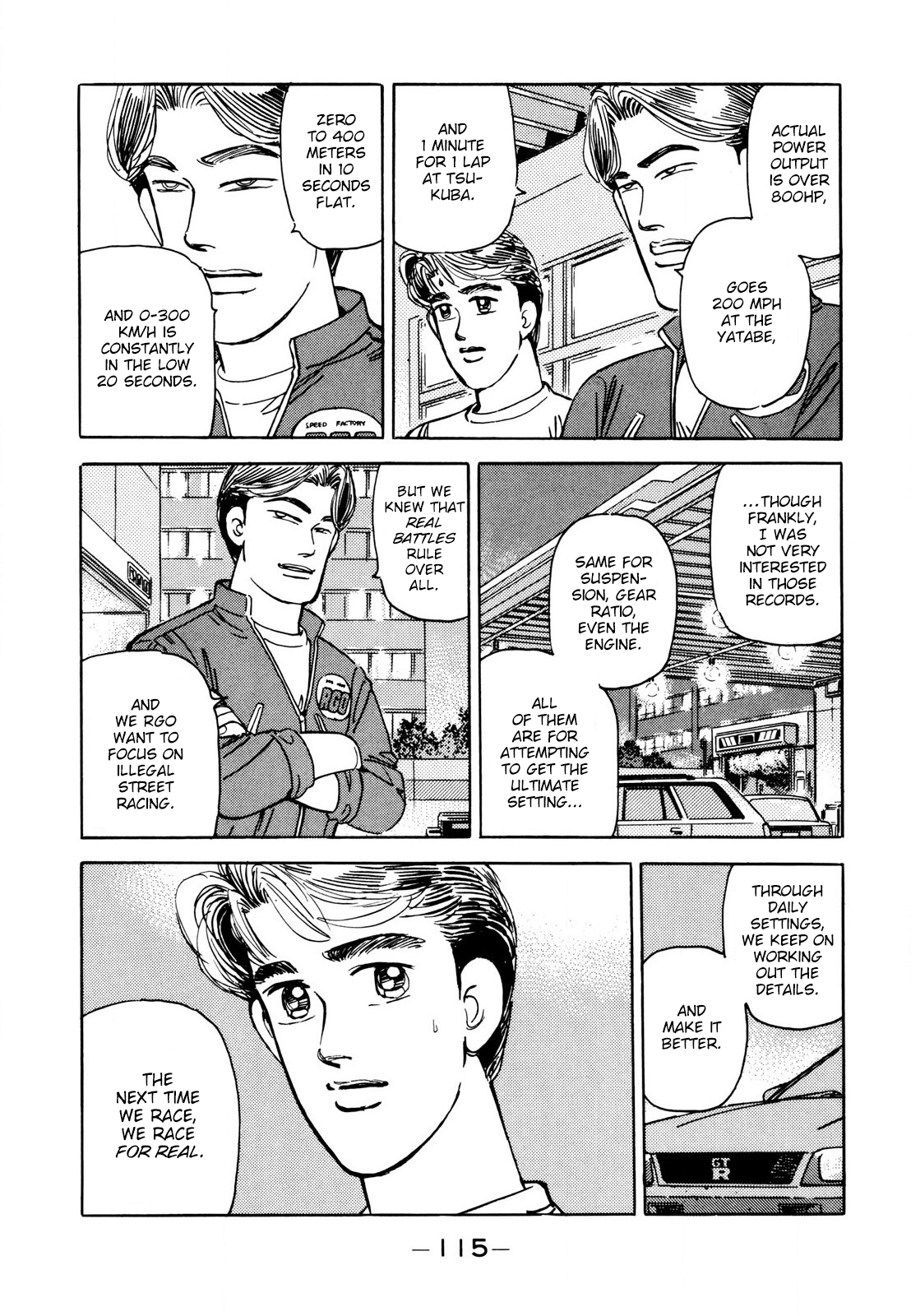 Halaman dari Wangan Midnight Chapter 111