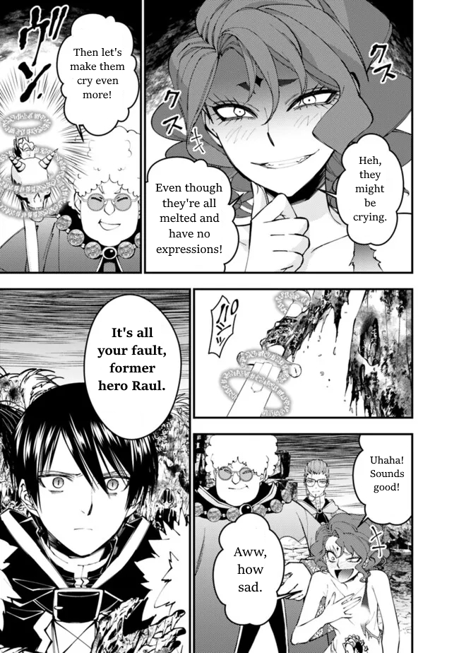 Halaman dari Fukushuu o Koinegau Saikyou Yuusha wa, Yami no Chikara de Senmetsu Musou Suru Chapter 99