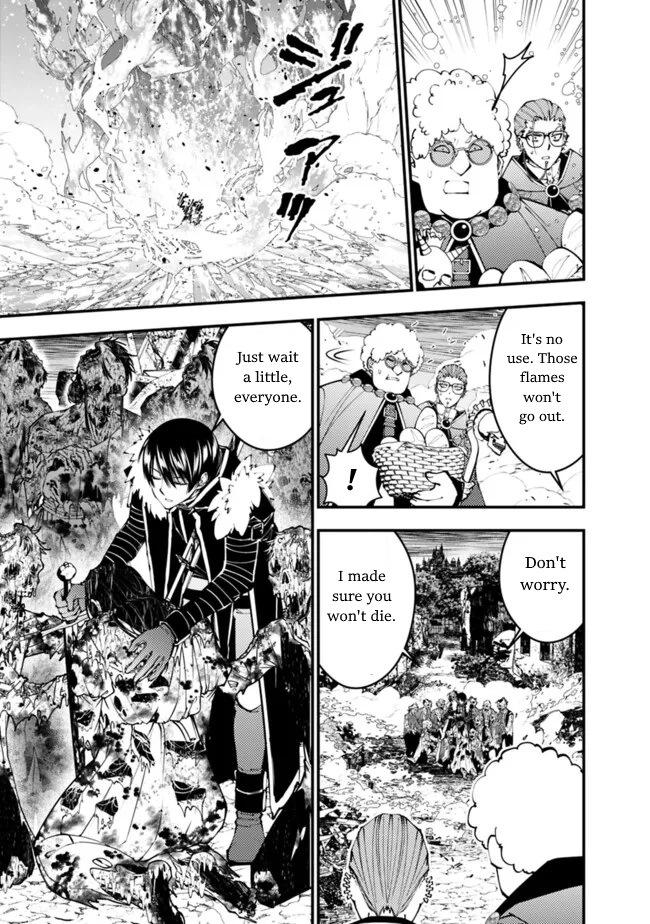 Halaman dari Fukushuu o Koinegau Saikyou Yuusha wa, Yami no Chikara de Senmetsu Musou Suru Chapter 99