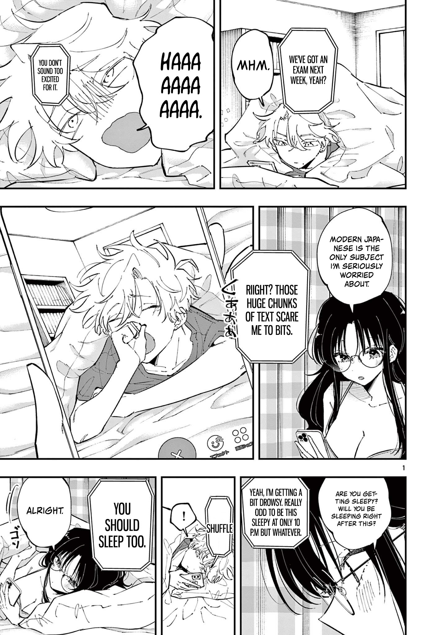 Halaman dari Tonari no Seki no Yatsu ga Souiu Me de Mitekuru Chapter 47
