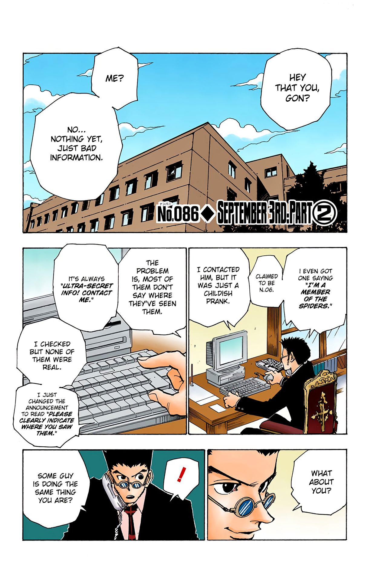 Halaman dari Hunter x Hunter (Official Colored) Chapter 86