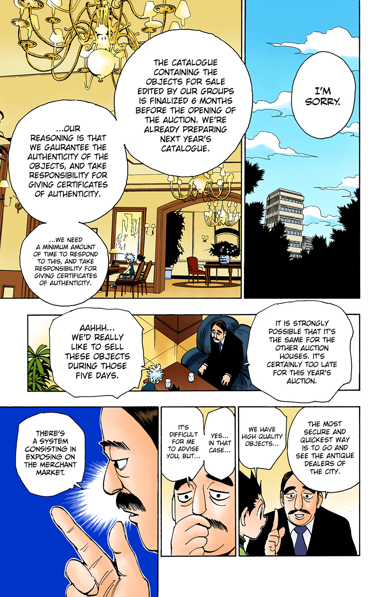 Halaman dari Hunter x Hunter (Official Colored) Chapter 86