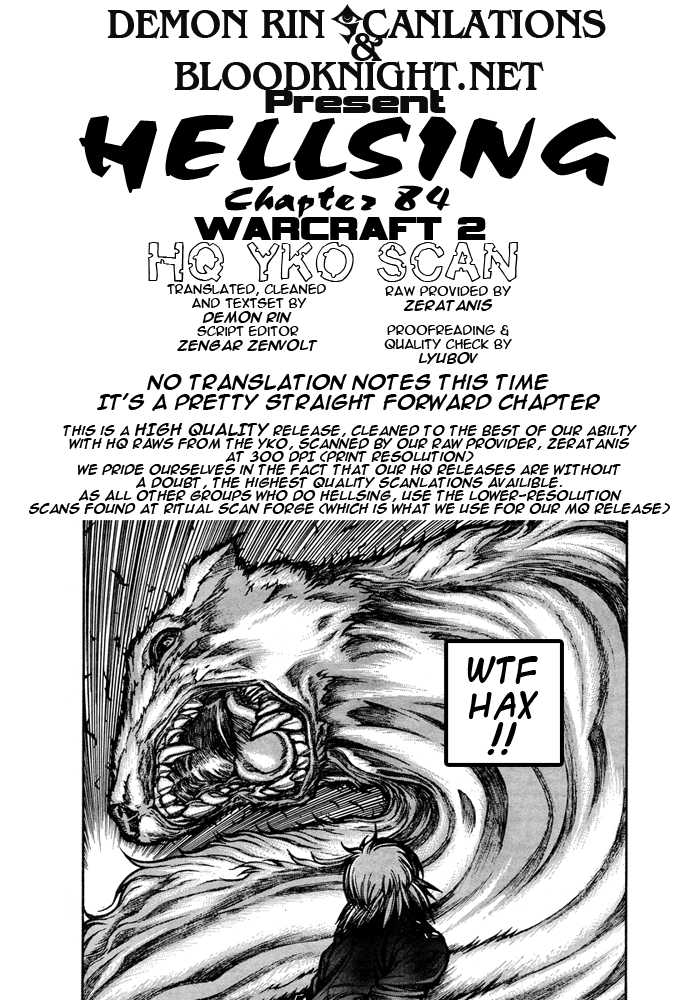 Halaman dari Hellsing Chapter 84