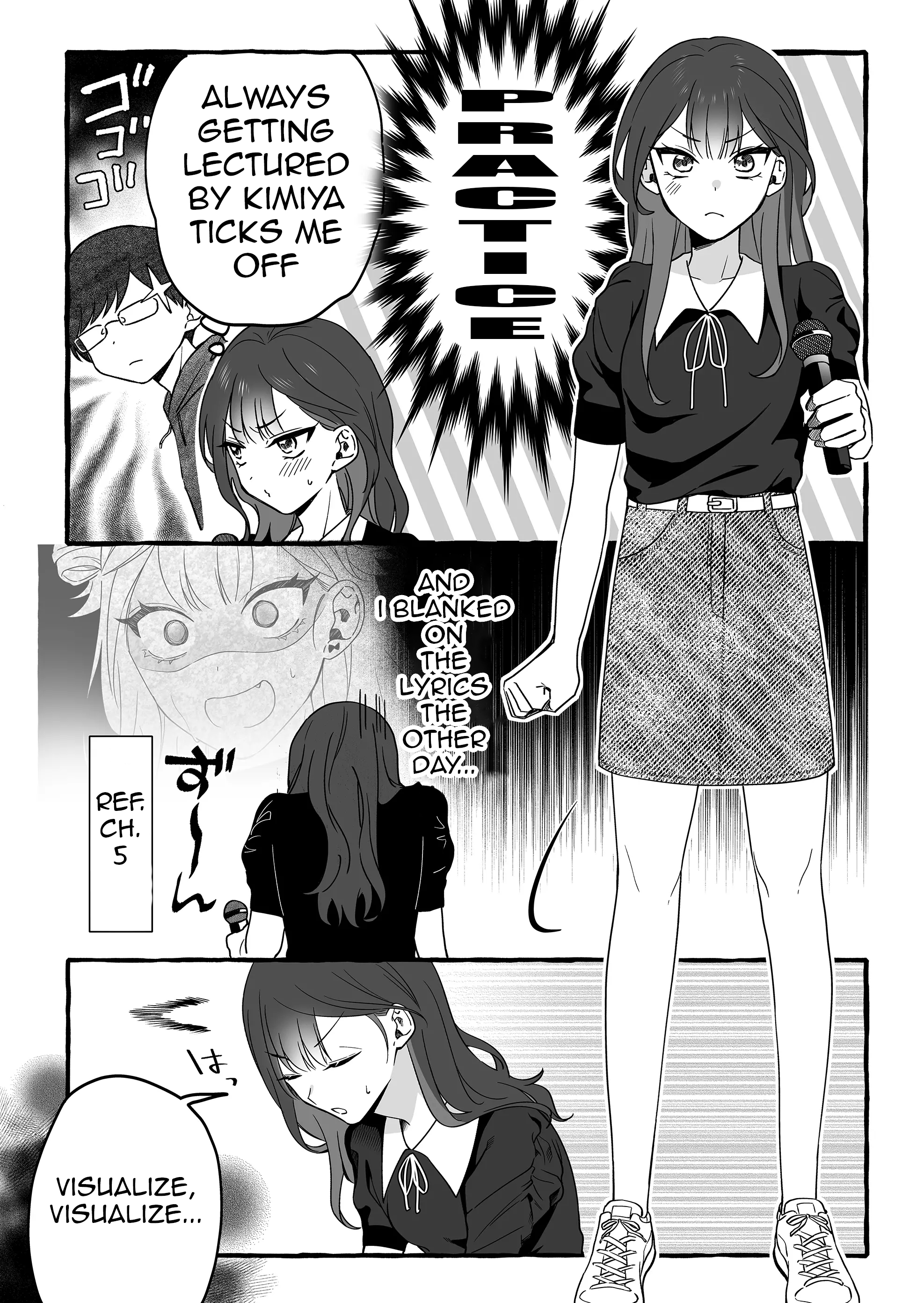 Halaman dari Damedol to Sekai ni Hitori Dake no Fan Chapter 7