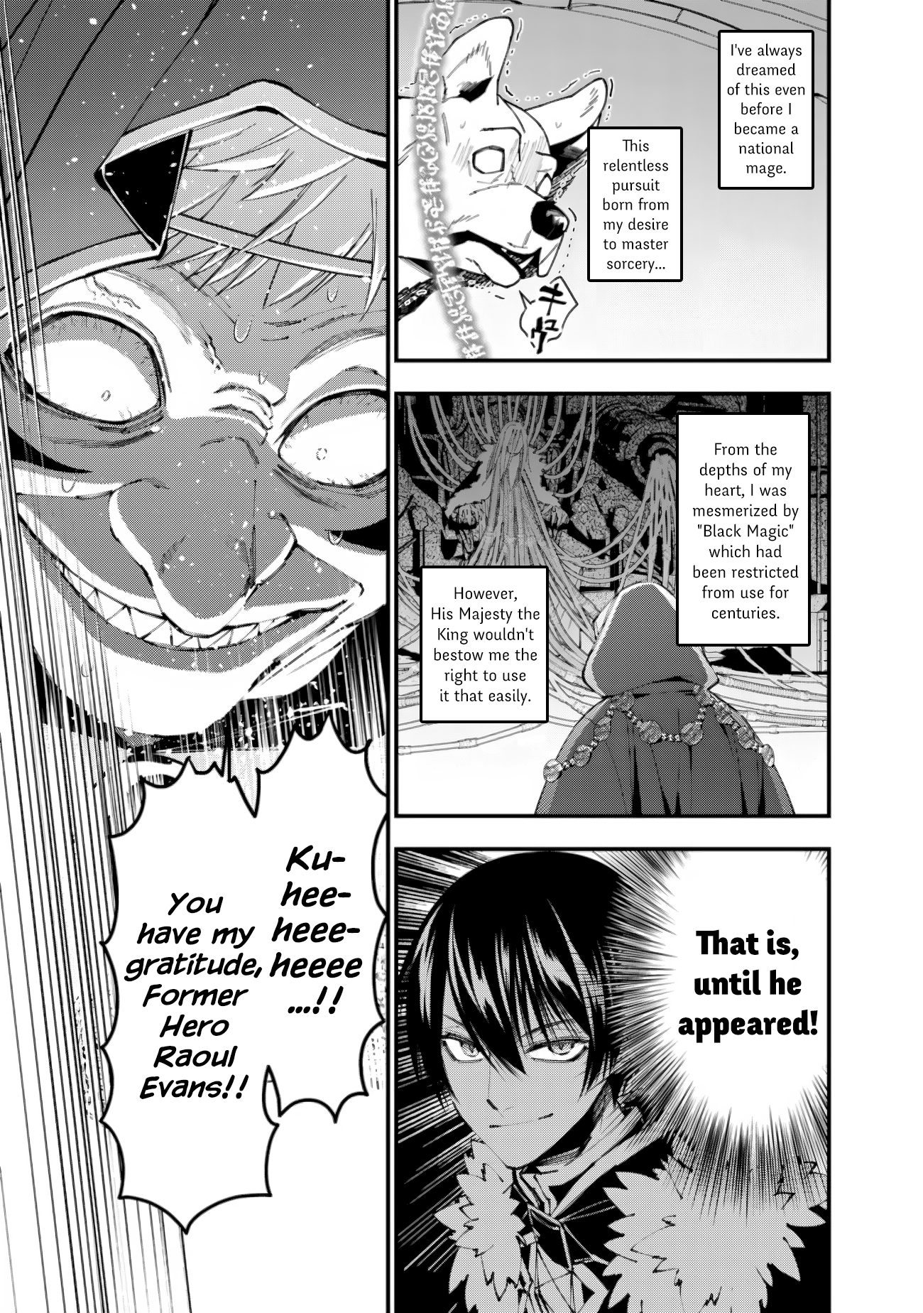 Halaman dari Fukushuu o Koinegau Saikyou Yuusha wa, Yami no Chikara de Senmetsu Musou Suru Chapter 92