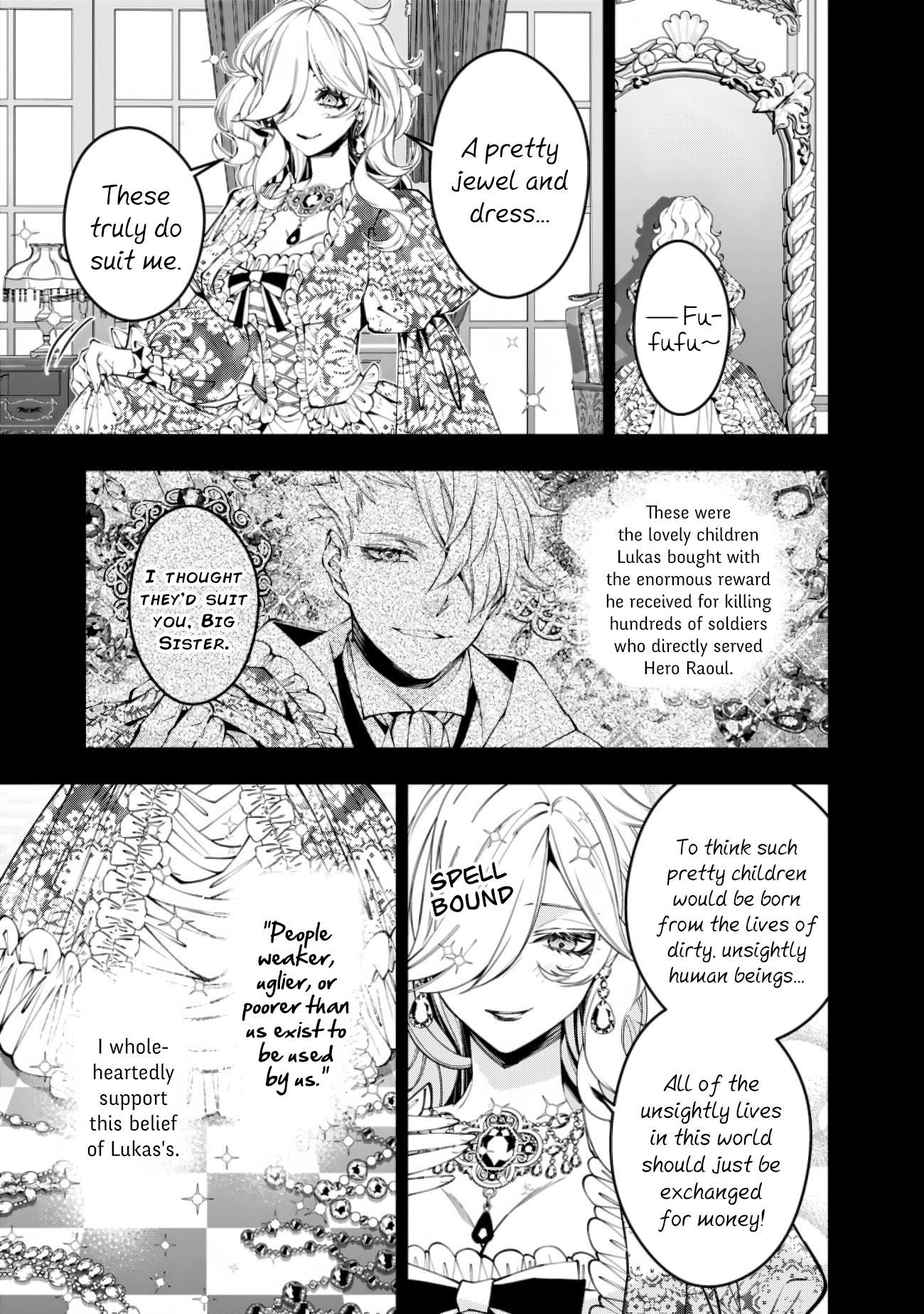 Halaman dari Fukushuu o Koinegau Saikyou Yuusha wa, Yami no Chikara de Senmetsu Musou Suru Chapter 92