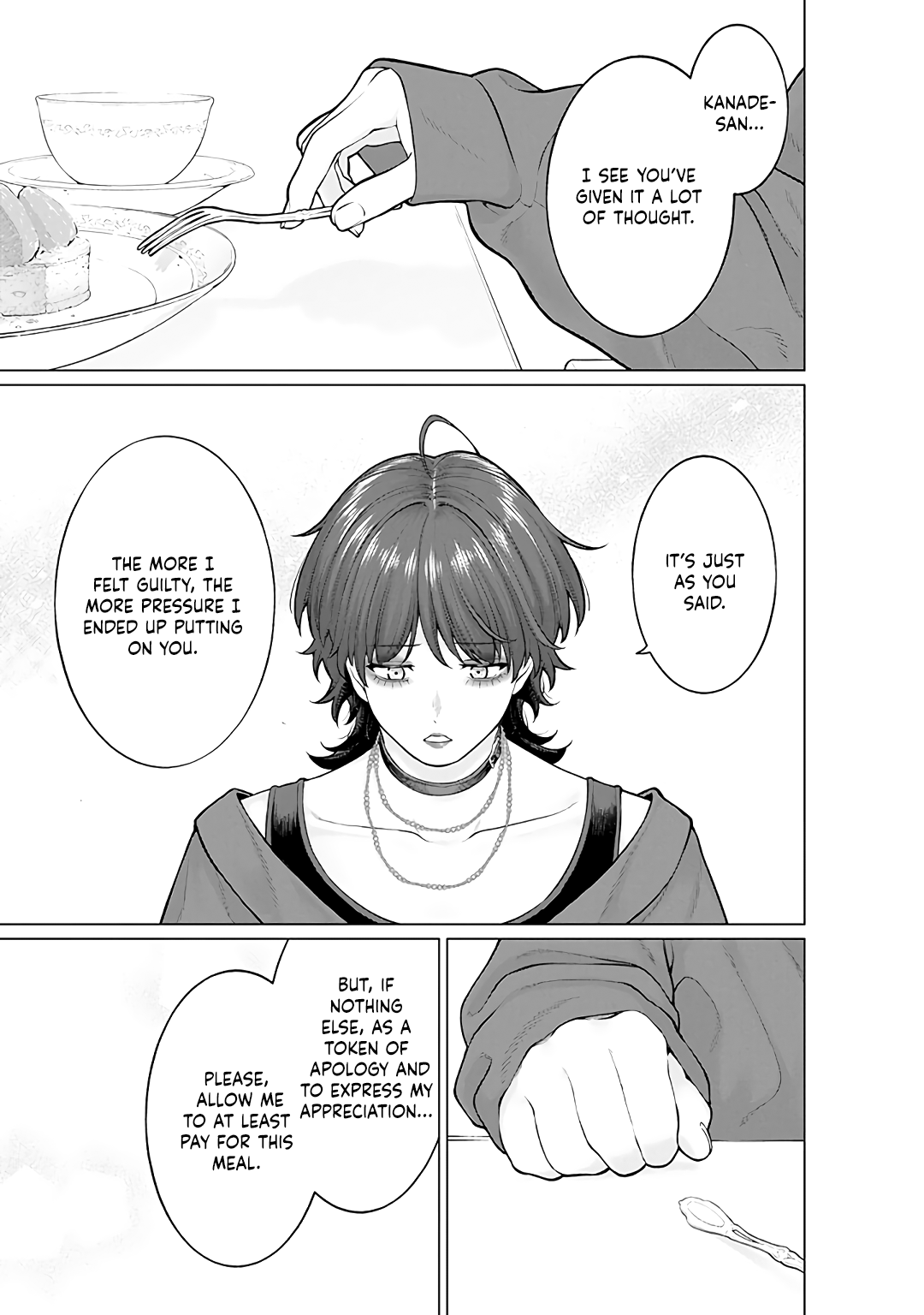 Halaman dari Kaisha to Shiseikatsu: On to Off Chapter 10.2
