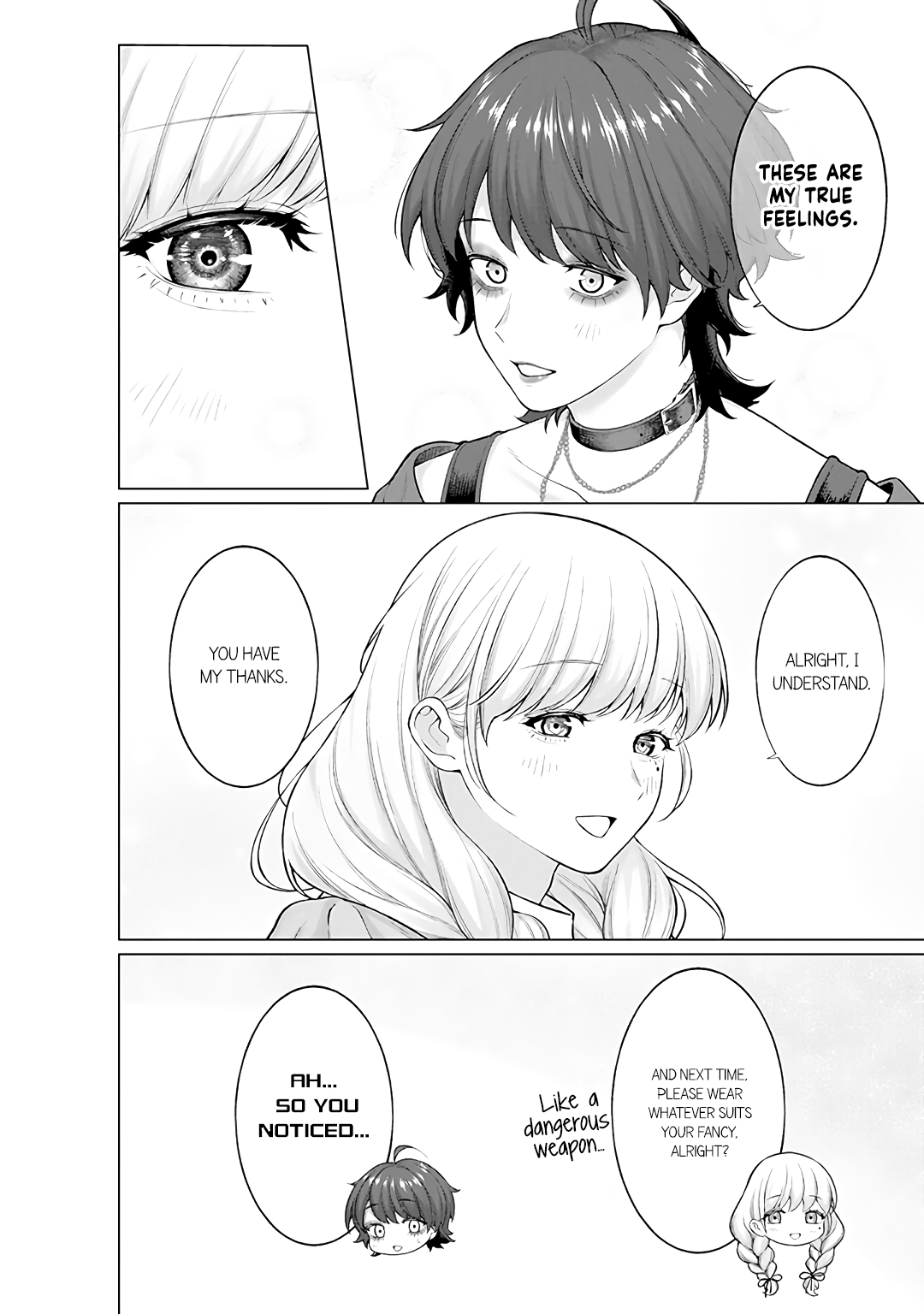 Halaman dari Kaisha to Shiseikatsu: On to Off Chapter 10.2