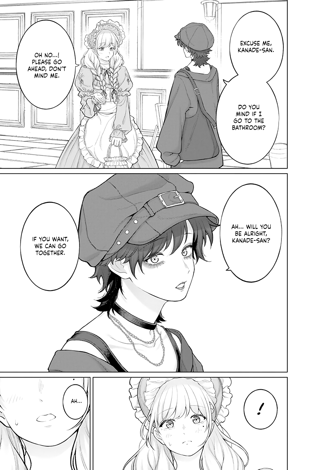 Halaman dari Kaisha to Shiseikatsu: On to Off Chapter 10.2