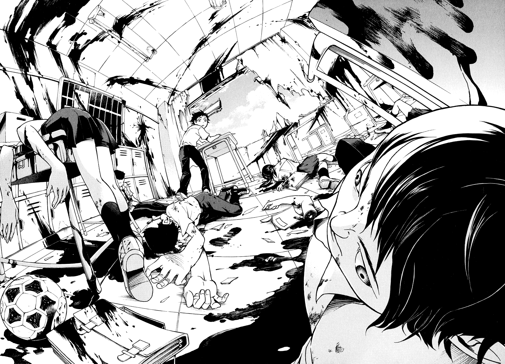 Halaman dari Deadman Wonderland Chapter 1