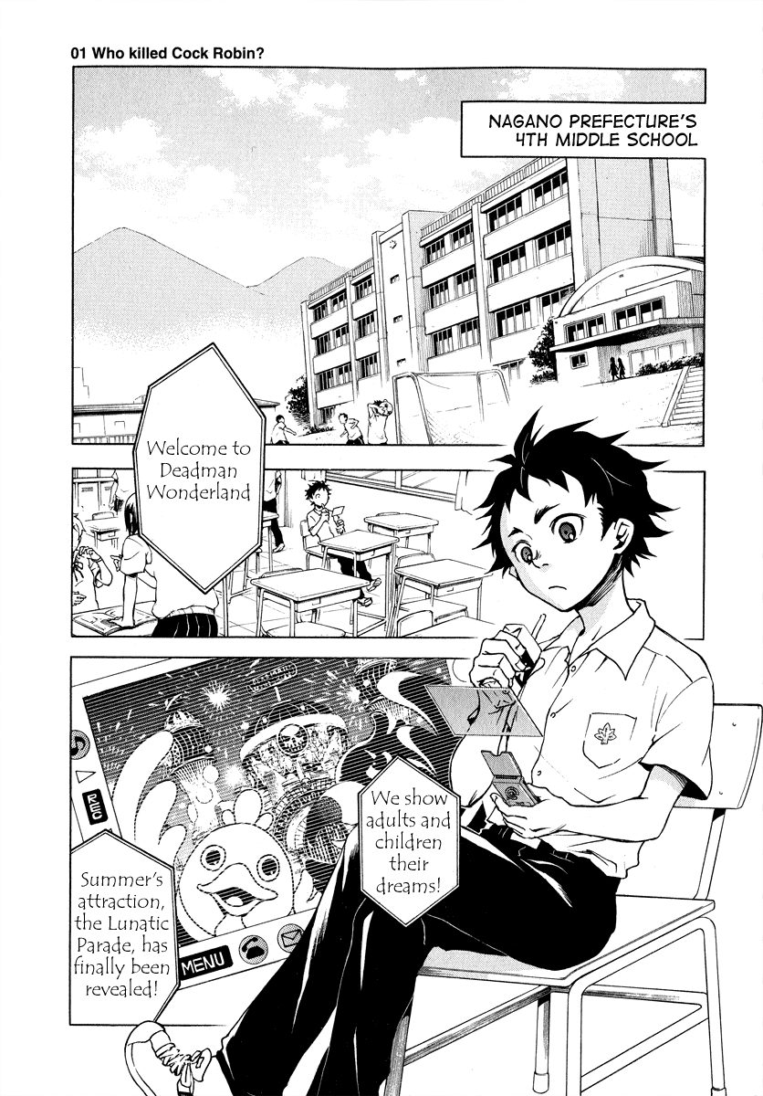 Halaman dari Deadman Wonderland Chapter 1