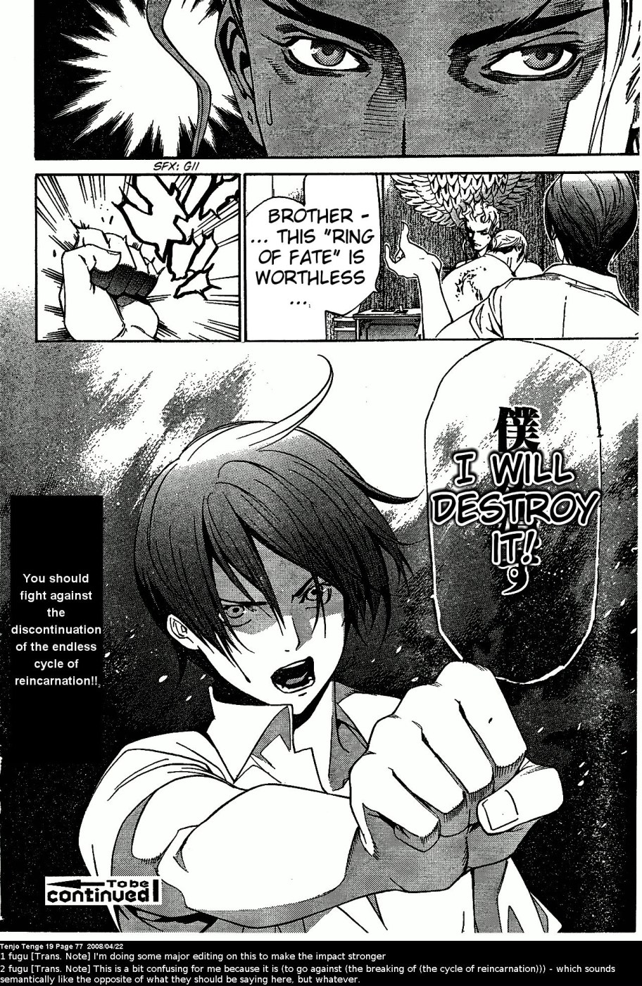 Halaman dari Tenjou Tenge Chapter 114