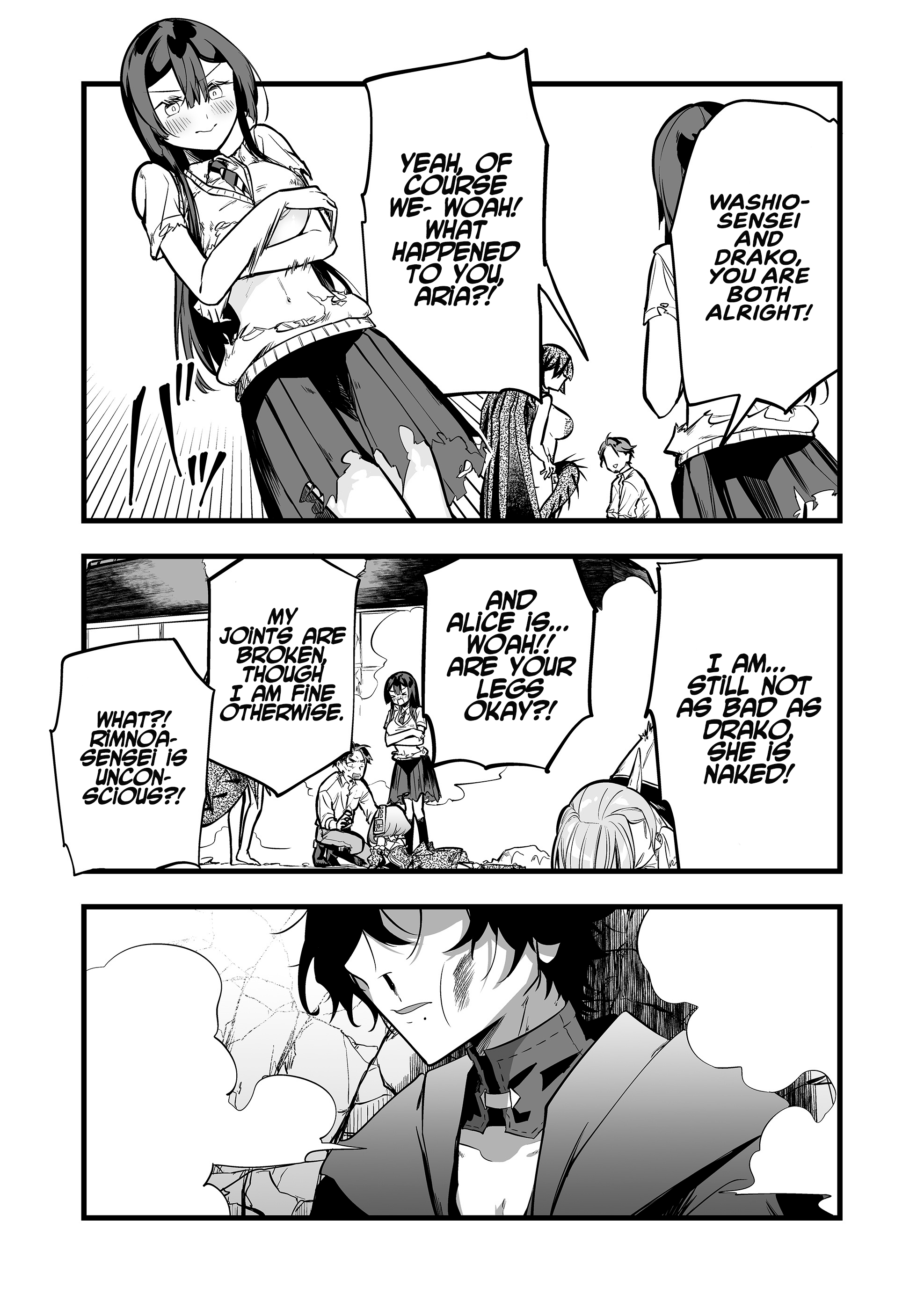 Halaman dari "Ano Toki Tasukete Itadaita Monster Musume desu." Isekai Ossan Kyoushi Totsuzen no Moteki ni Konwaku suru Chapter 42