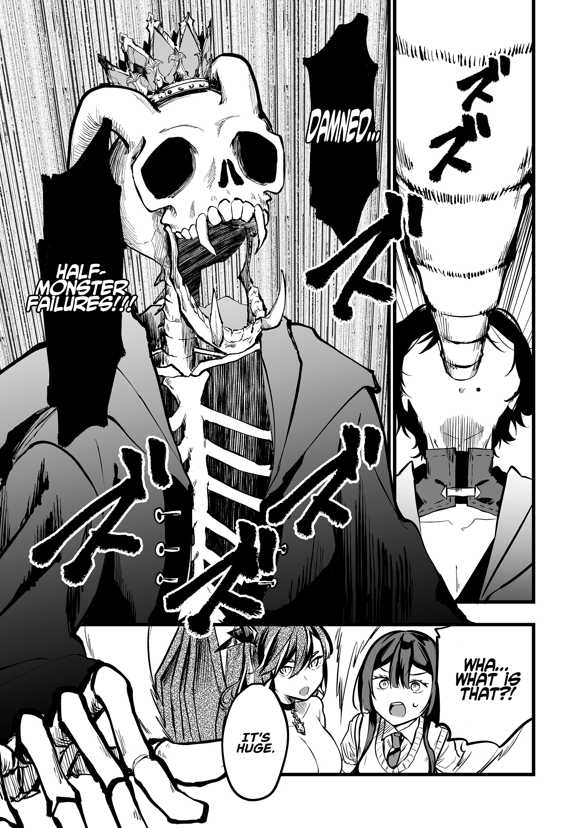 Halaman dari "Ano Toki Tasukete Itadaita Monster Musume desu." Isekai Ossan Kyoushi Totsuzen no Moteki ni Konwaku suru Chapter 42