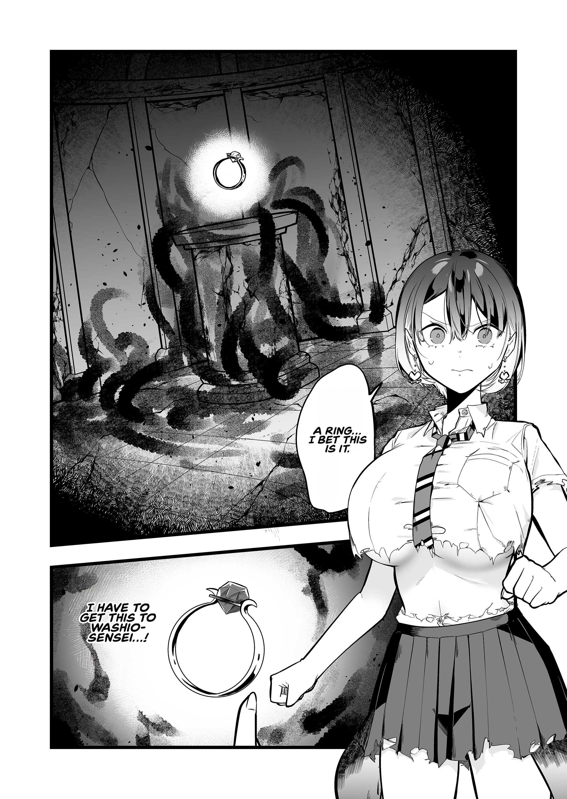 Halaman dari "Ano Toki Tasukete Itadaita Monster Musume desu." Isekai Ossan Kyoushi Totsuzen no Moteki ni Konwaku suru Chapter 42