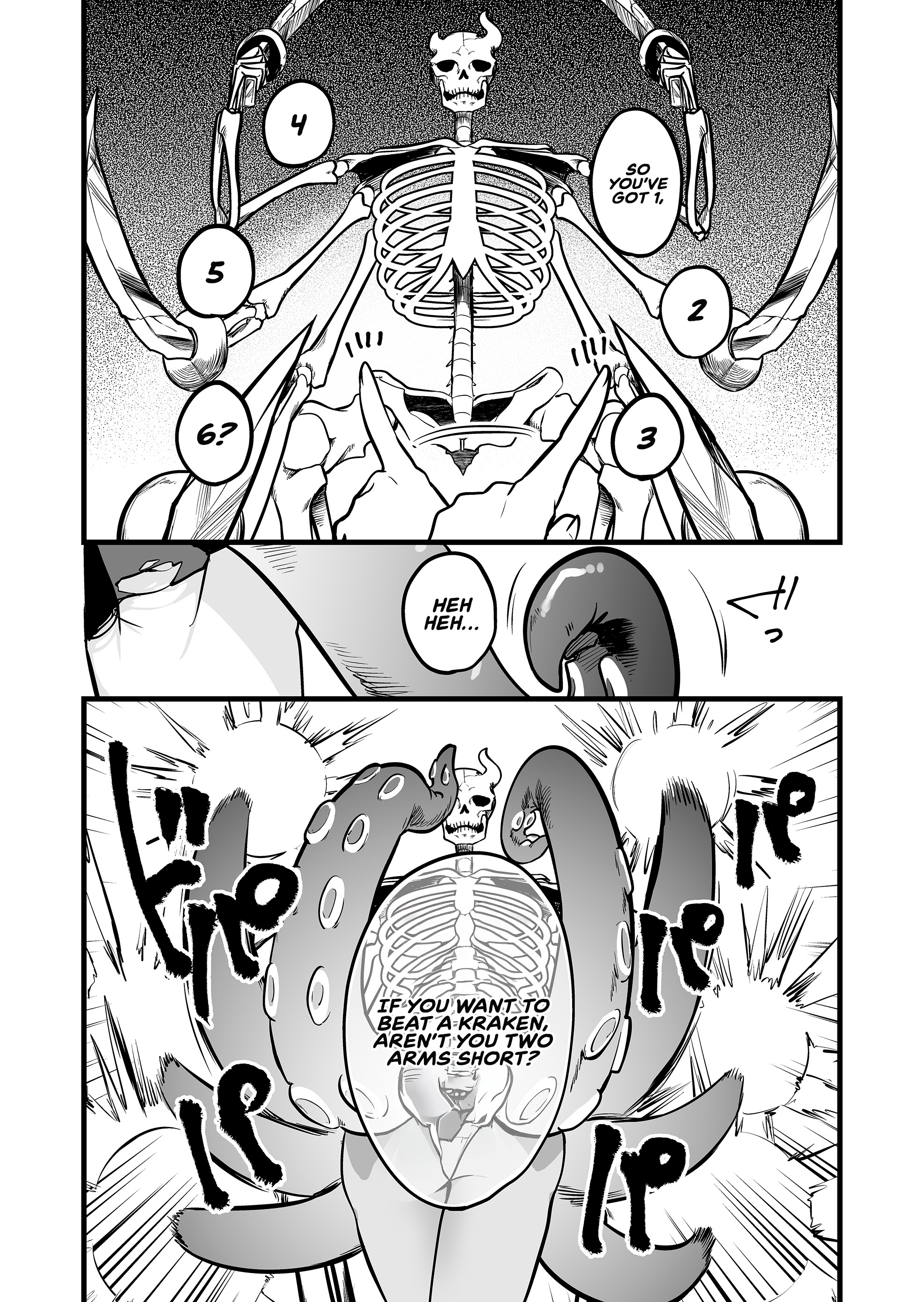 Halaman dari "Ano Toki Tasukete Itadaita Monster Musume desu." Isekai Ossan Kyoushi Totsuzen no Moteki ni Konwaku suru Chapter 42