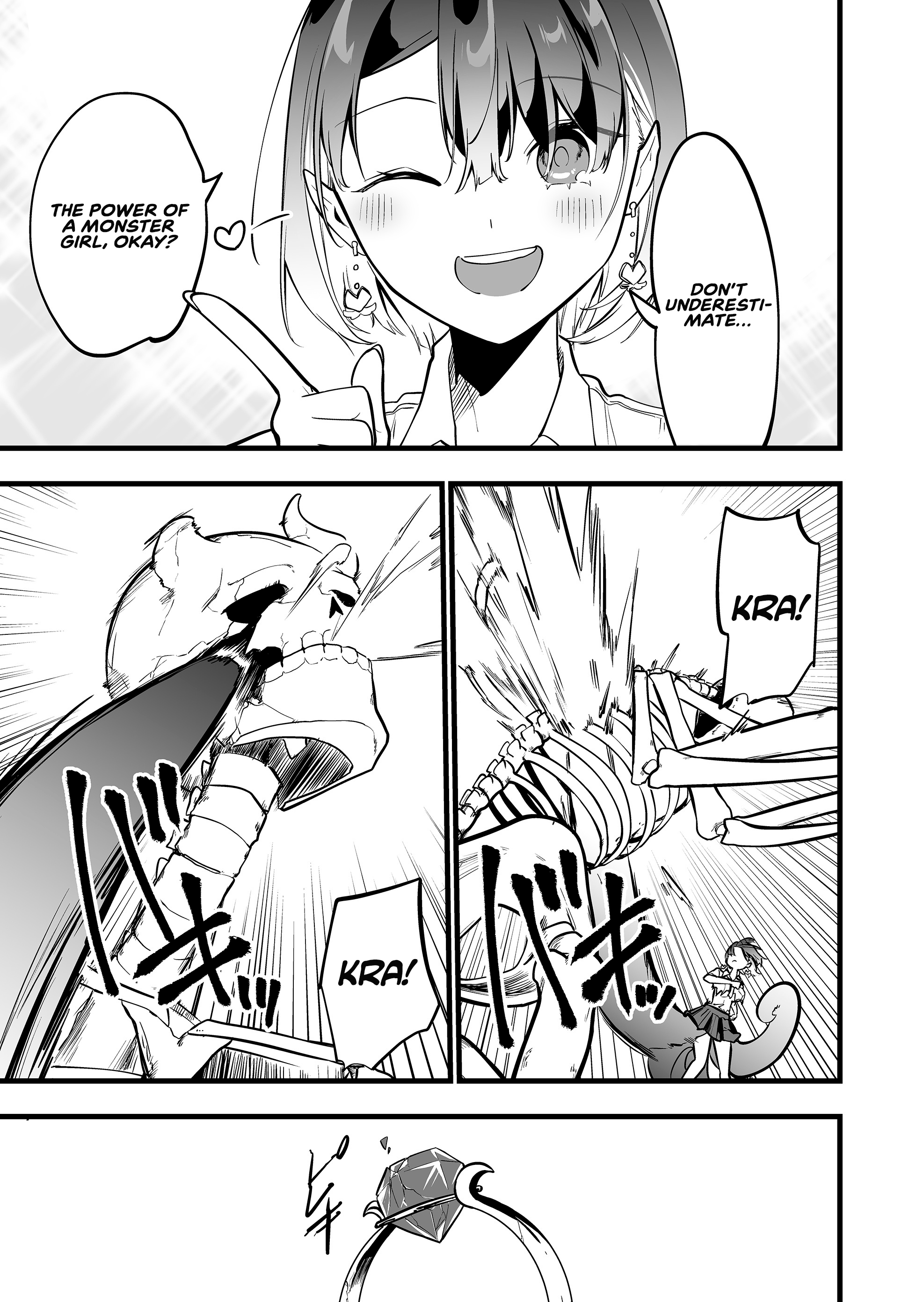 Halaman dari "Ano Toki Tasukete Itadaita Monster Musume desu." Isekai Ossan Kyoushi Totsuzen no Moteki ni Konwaku suru Chapter 42