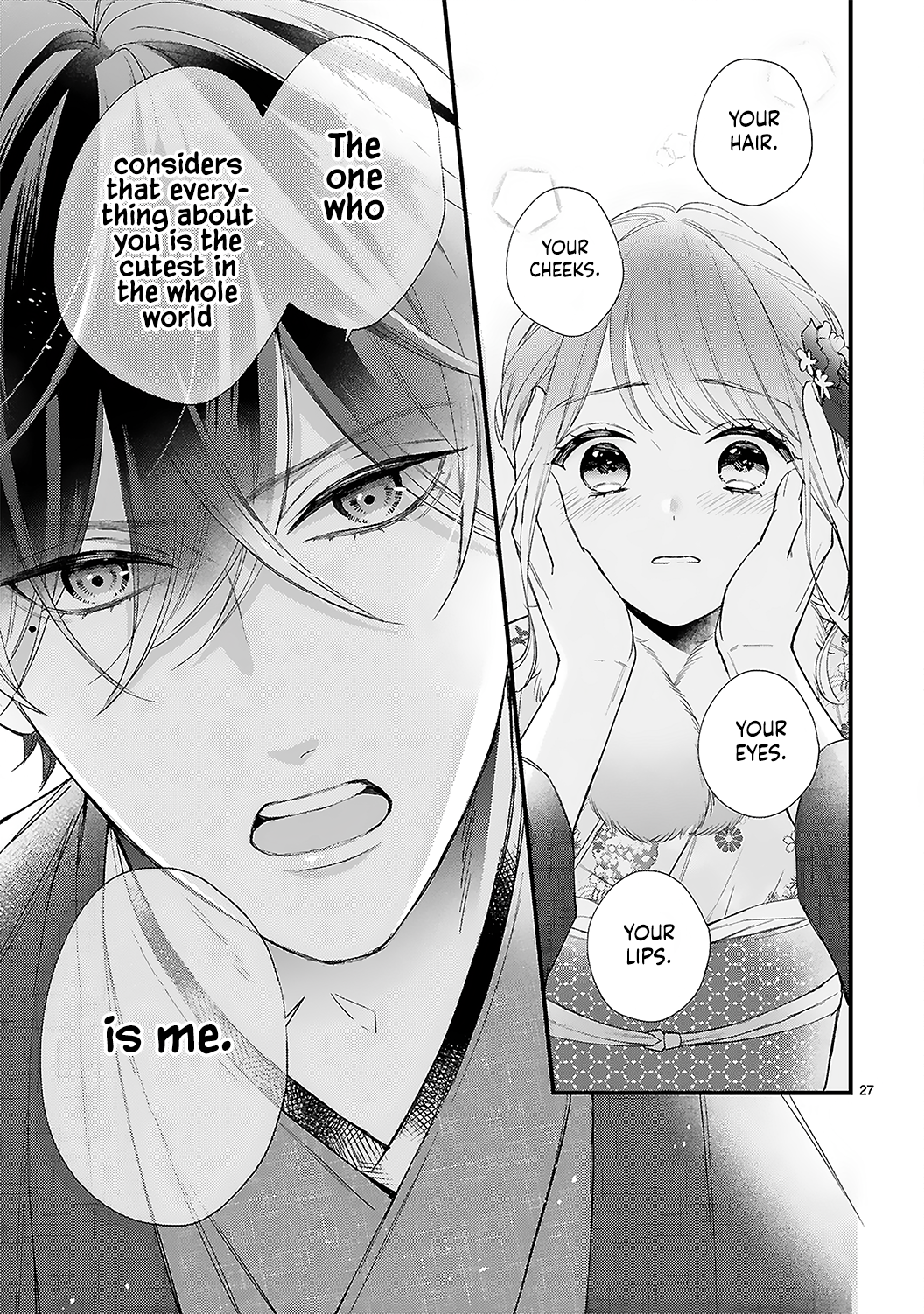 Halaman dari Kurosaki-san no Ichizuna Ai ga Tomaranai Chapter 11.2