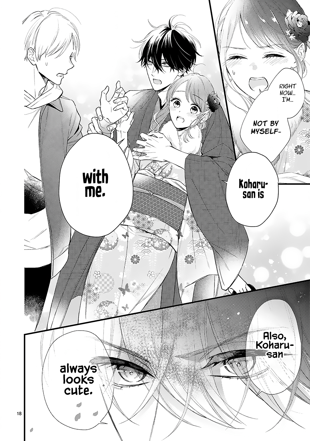 Halaman dari Kurosaki-san no Ichizuna Ai ga Tomaranai Chapter 11.2