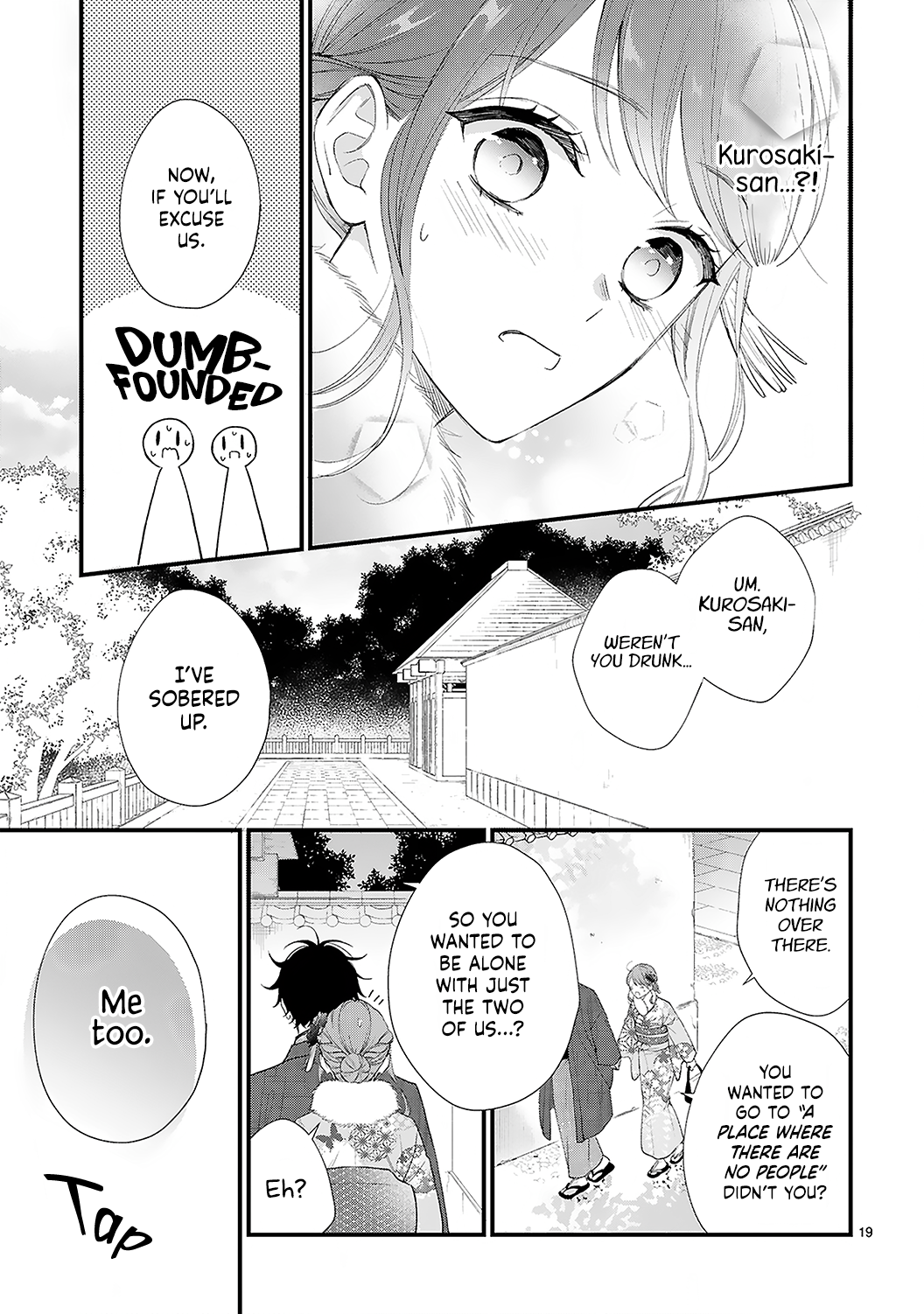 Halaman dari Kurosaki-san no Ichizuna Ai ga Tomaranai Chapter 11.2