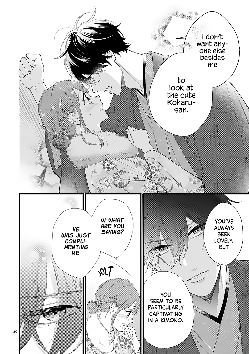 Halaman dari Kurosaki-san no Ichizuna Ai ga Tomaranai Chapter 11.2