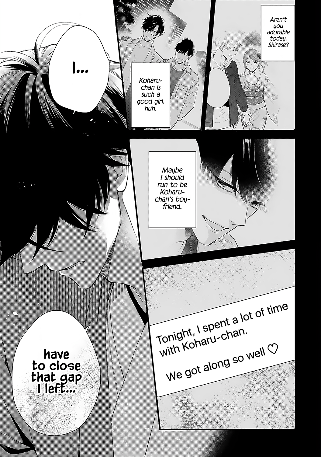 Halaman dari Kurosaki-san no Ichizuna Ai ga Tomaranai Chapter 11.2