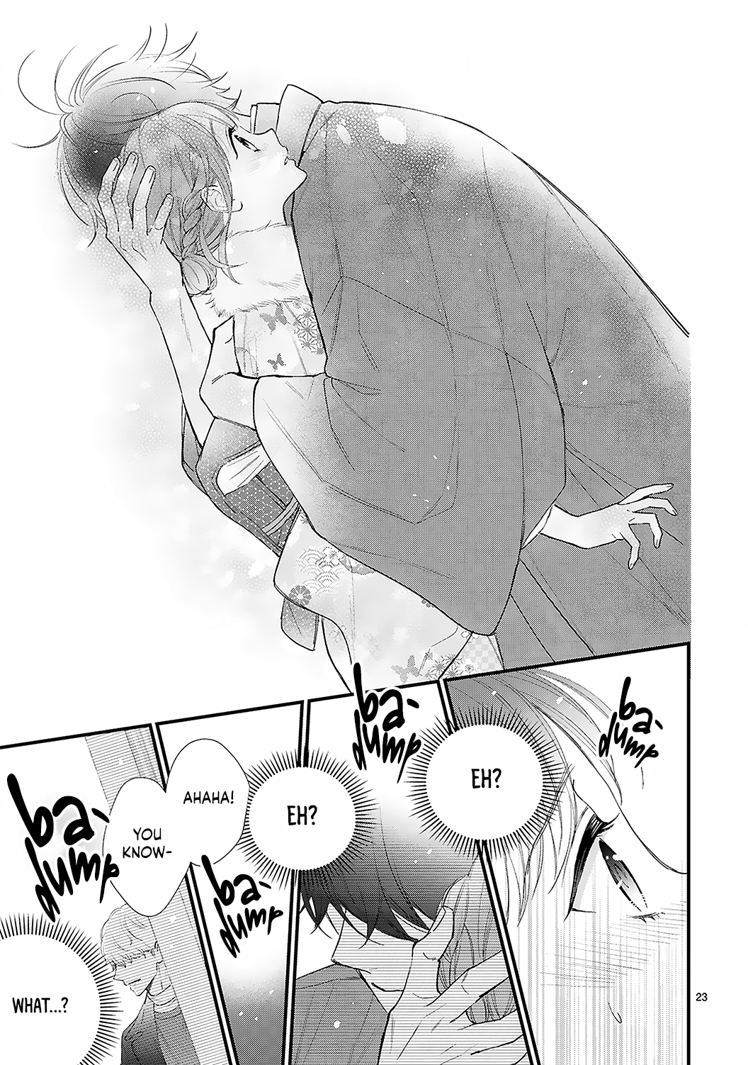 Halaman dari Kurosaki-san no Ichizuna Ai ga Tomaranai Chapter 11.2