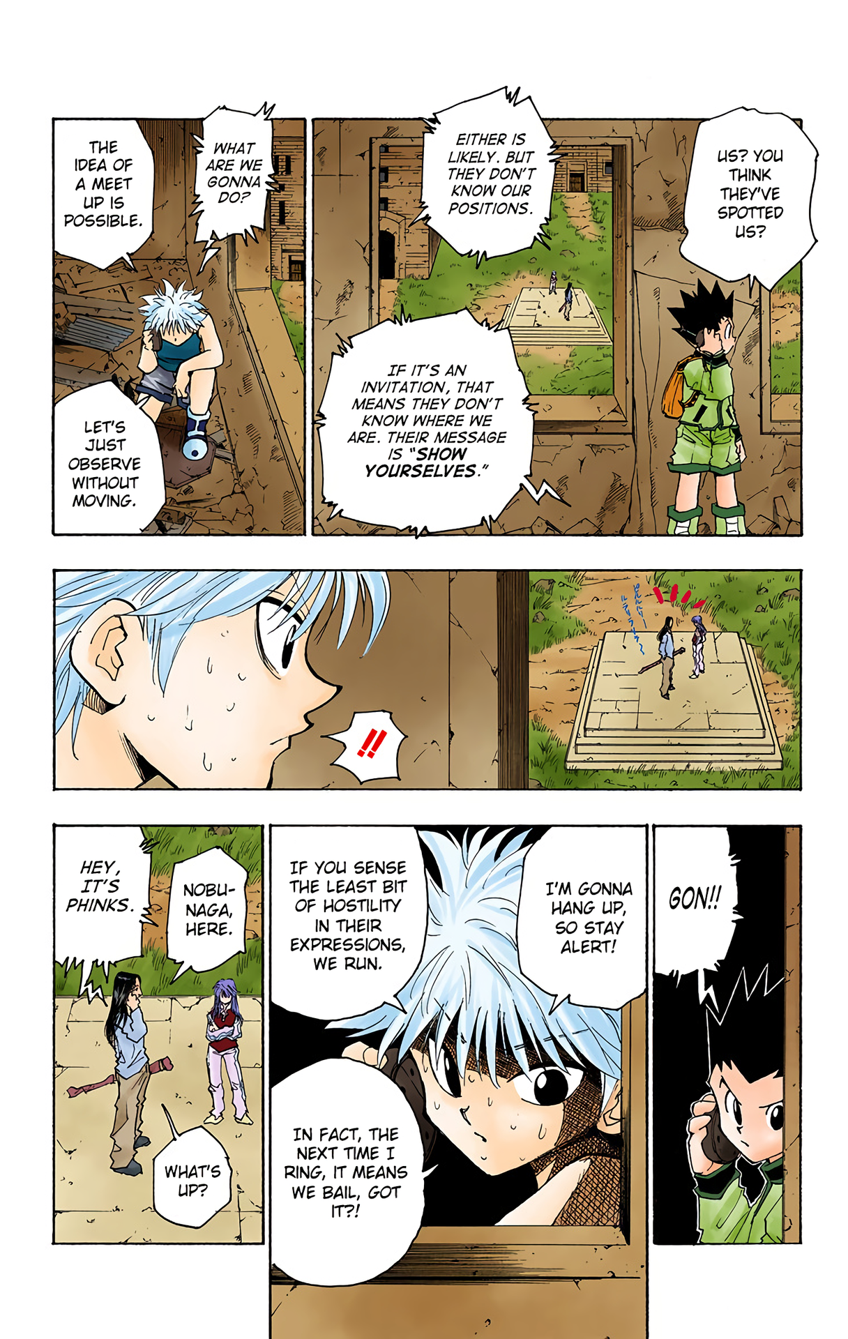 Halaman dari HUNTER x HUNTER (Official Colored) Chapter 90