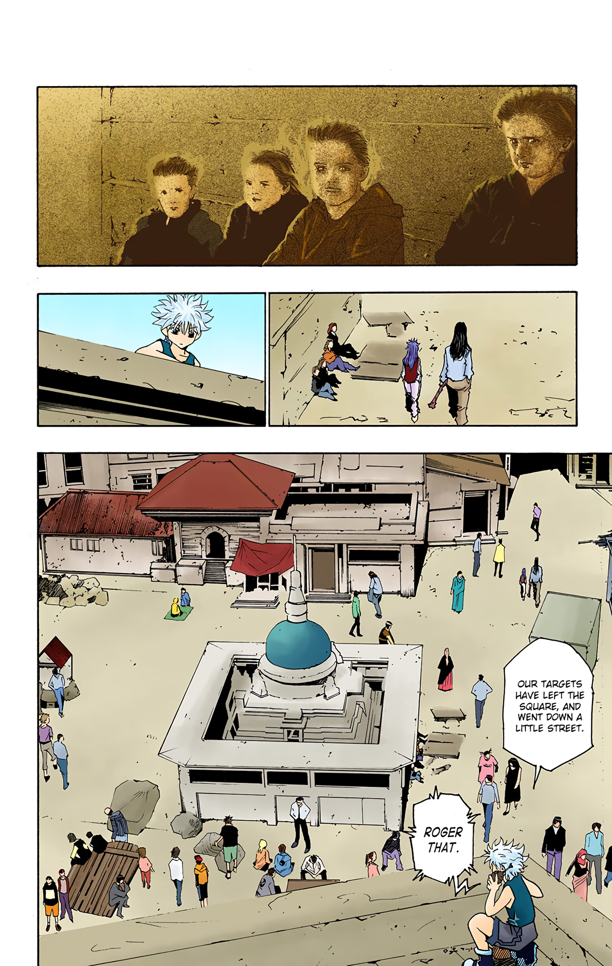 Halaman dari HUNTER x HUNTER (Official Colored) Chapter 90