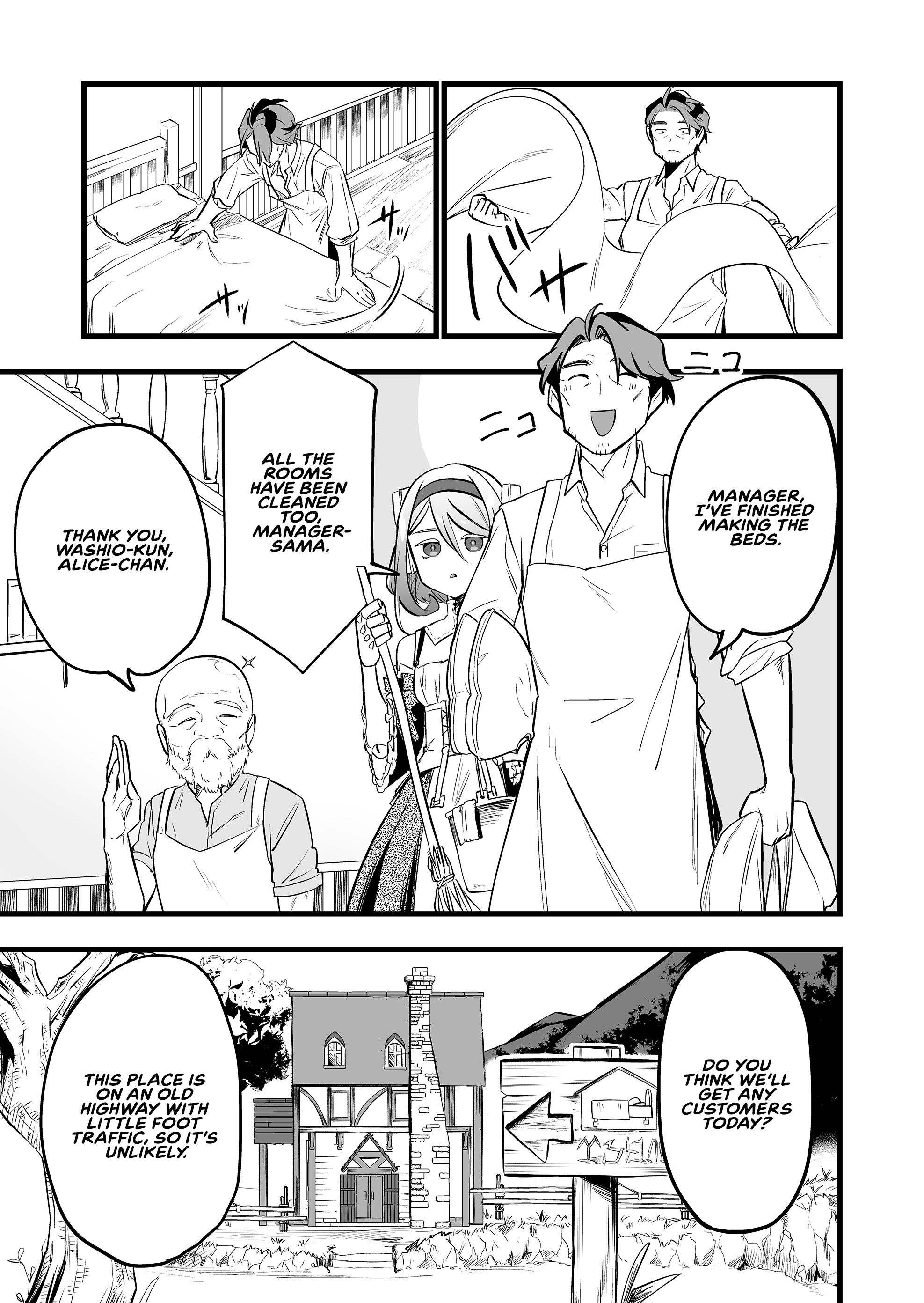 Halaman dari "Ano Toki Tasukete Itadaita Monster Musume desu." Isekai Ossan Kyoushi Totsuzen no Moteki ni Konwaku suru Chapter 35