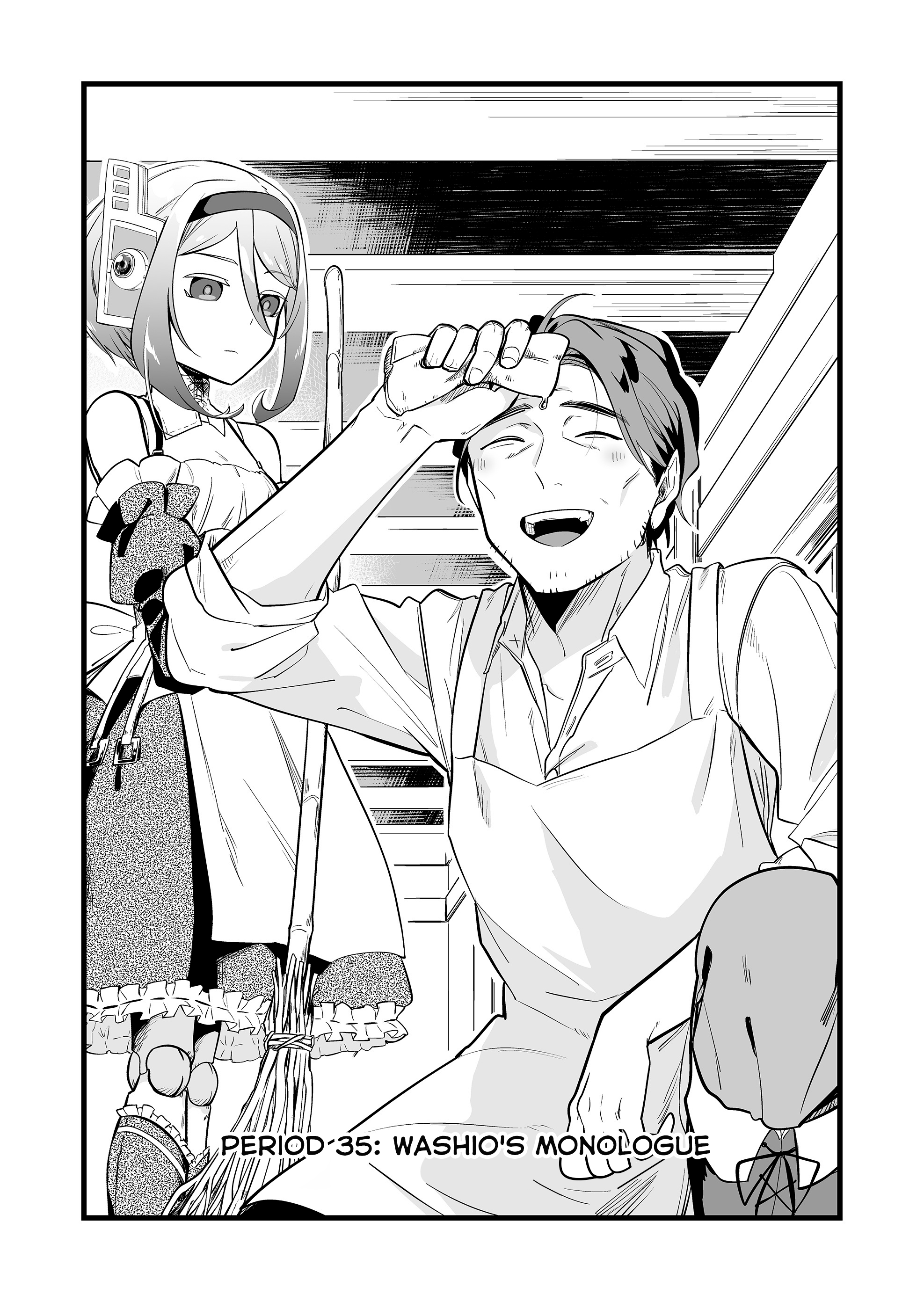 Halaman dari "Ano Toki Tasukete Itadaita Monster Musume desu." Isekai Ossan Kyoushi Totsuzen no Moteki ni Konwaku suru Chapter 35