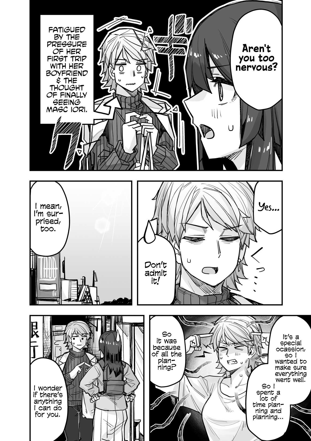 Halaman dari Ikemen Joshi to Josou Danshi Chapter 80