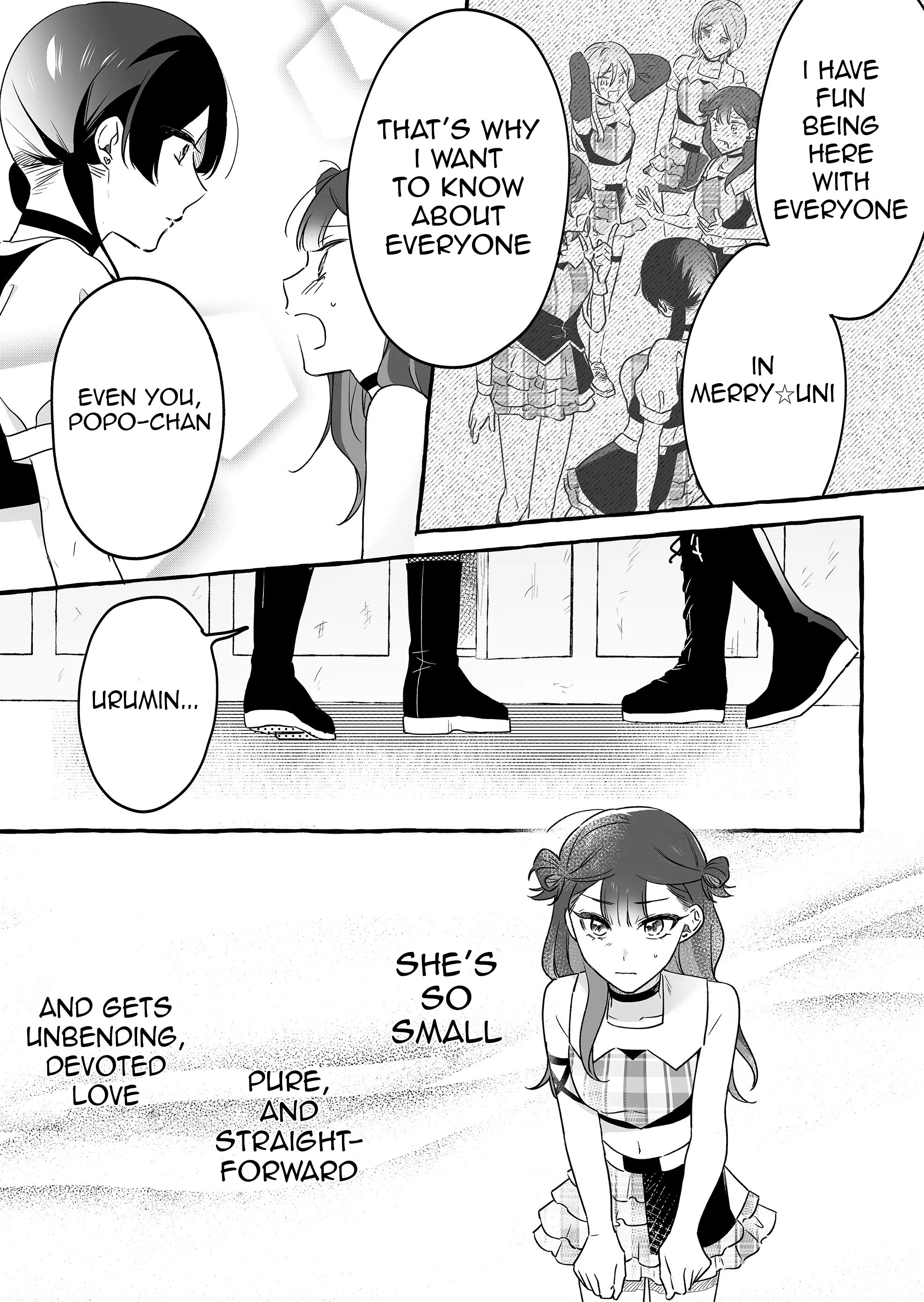 Halaman dari Damedol to Sekai ni Hitori Dake no Fan Chapter 20