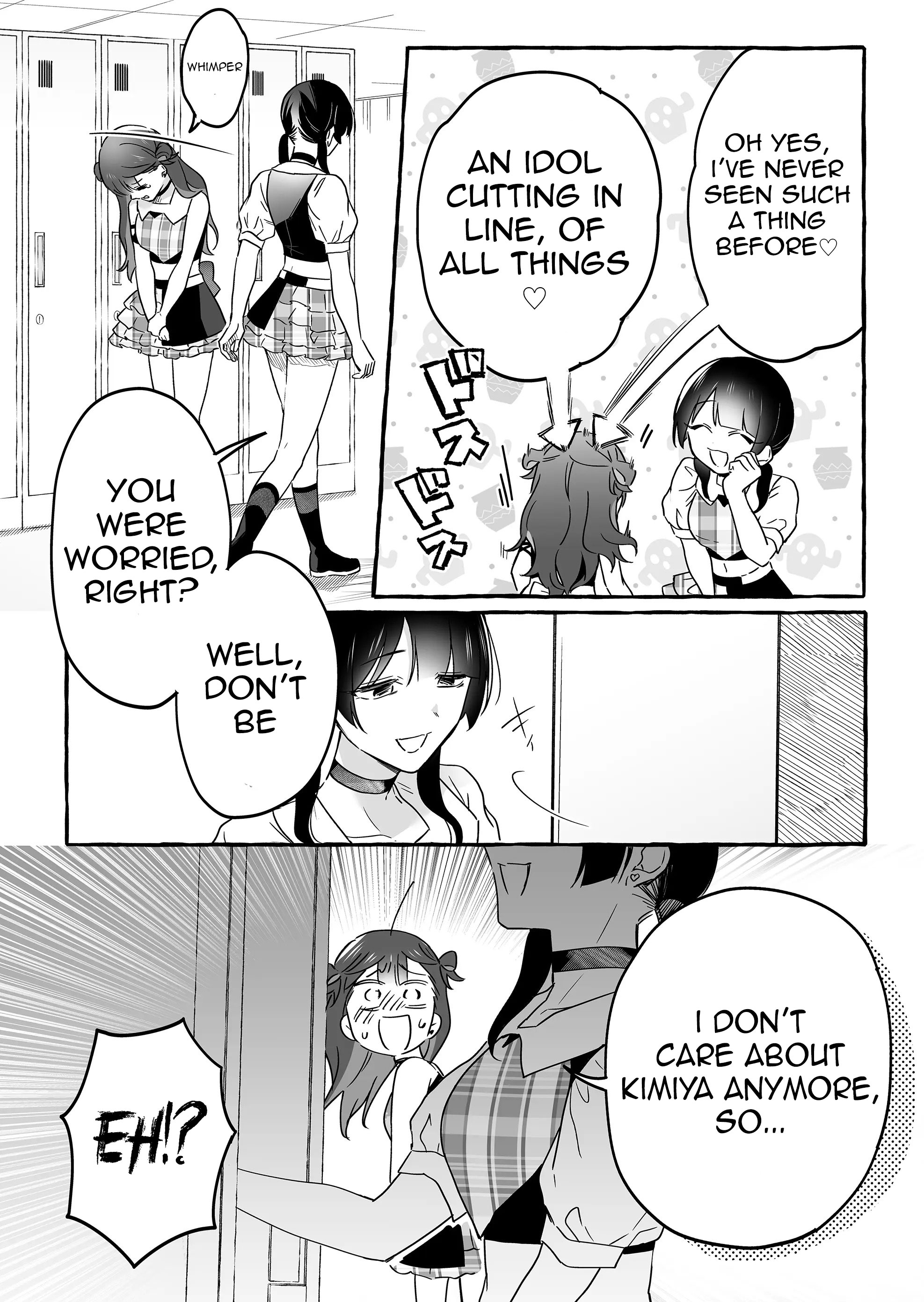 Halaman dari Damedol to Sekai ni Hitori Dake no Fan Chapter 20