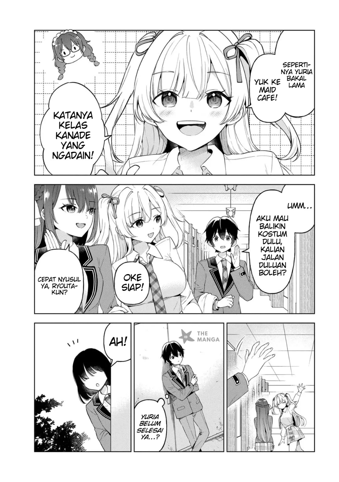 Inkya no Ore ga Sekigae de S-kyuu Bishoujo ni Kakomaretara Himitsu no Kankei ga Hajimatta. Chapter 12 - halaman 18