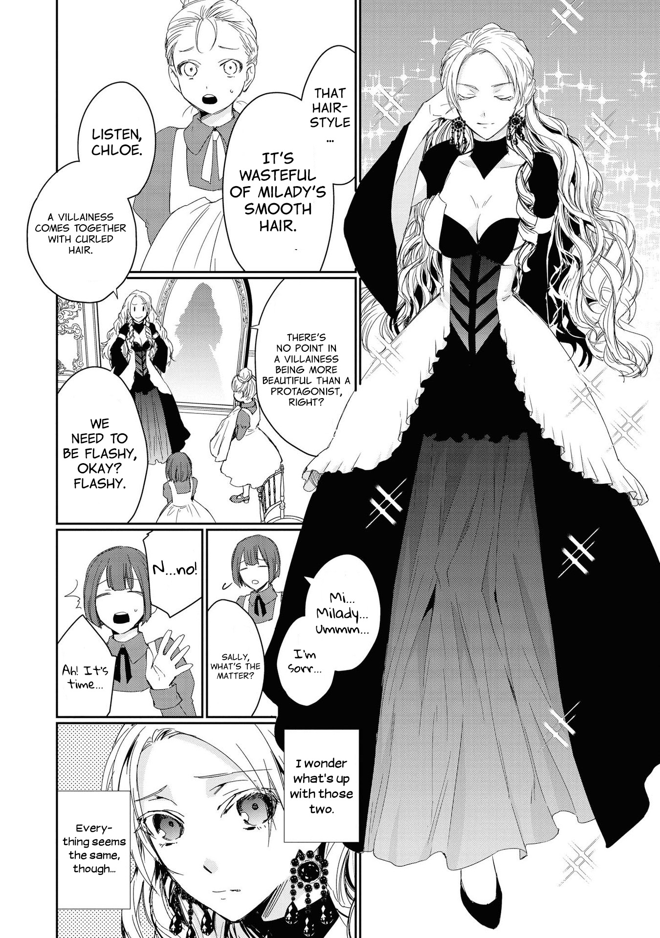 Halaman dari Though I May Be a Villainess, I'll Show You I Can Obtain Happiness! Chapter 3
