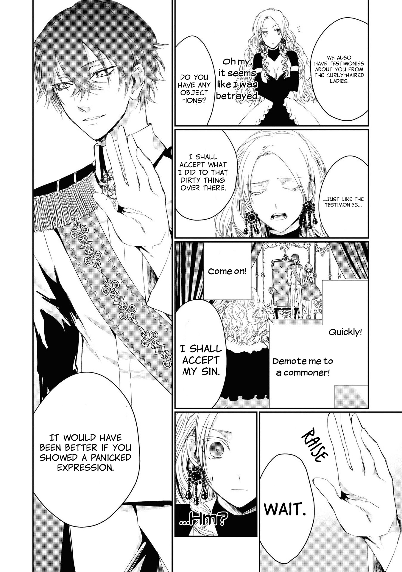 Halaman dari Though I May Be a Villainess, I'll Show You I Can Obtain Happiness! Chapter 3
