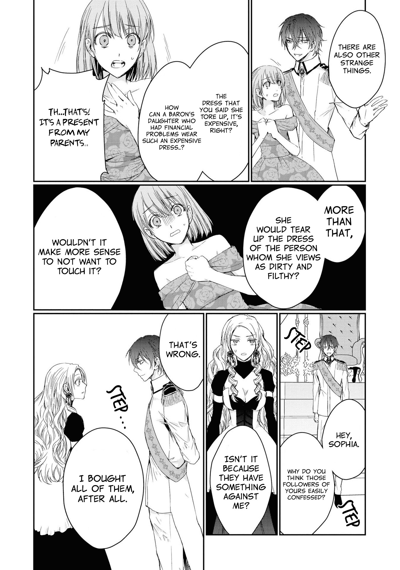 Halaman dari Though I May Be a Villainess, I'll Show You I Can Obtain Happiness! Chapter 3