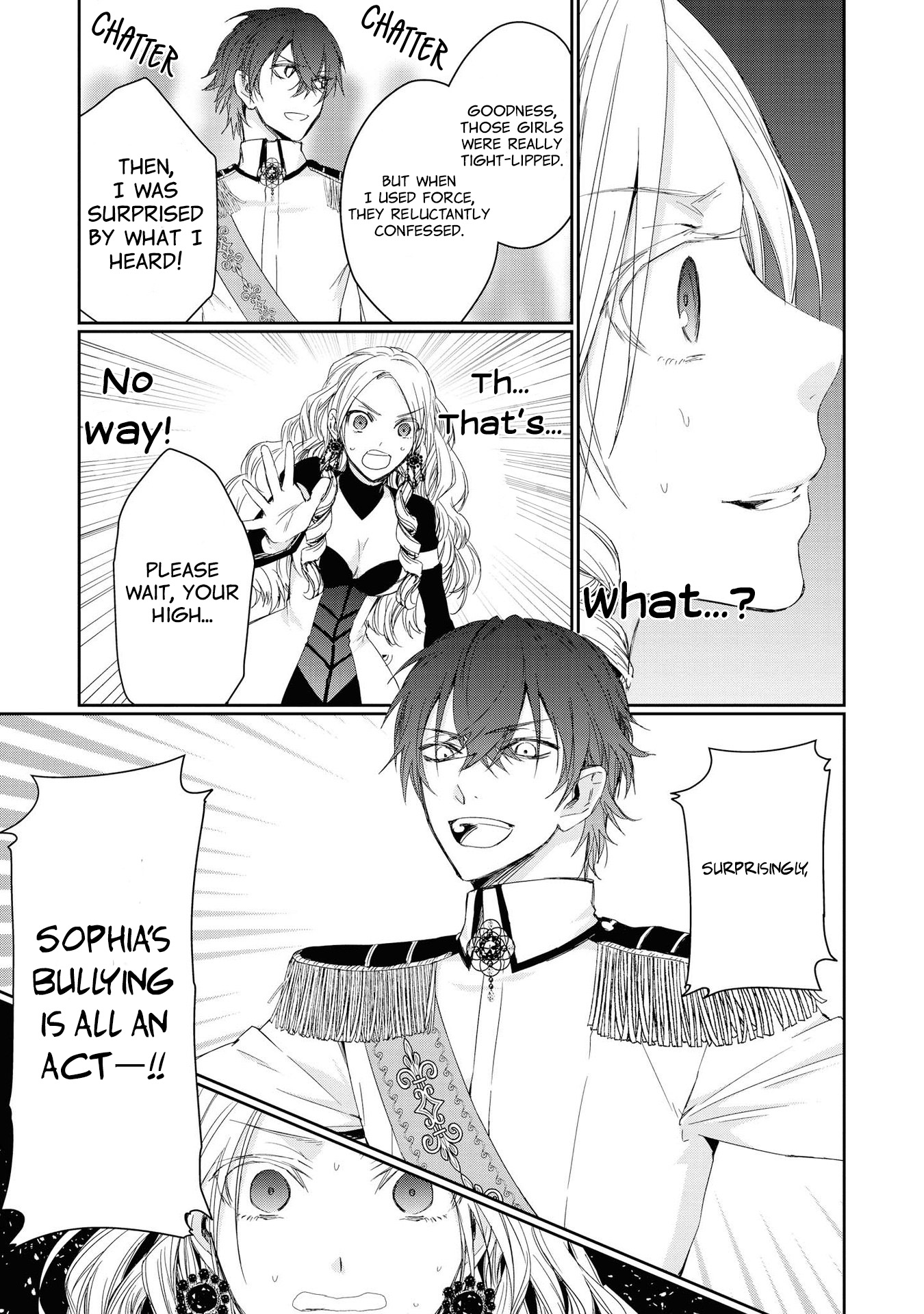 Halaman dari Though I May Be a Villainess, I'll Show You I Can Obtain Happiness! Chapter 3