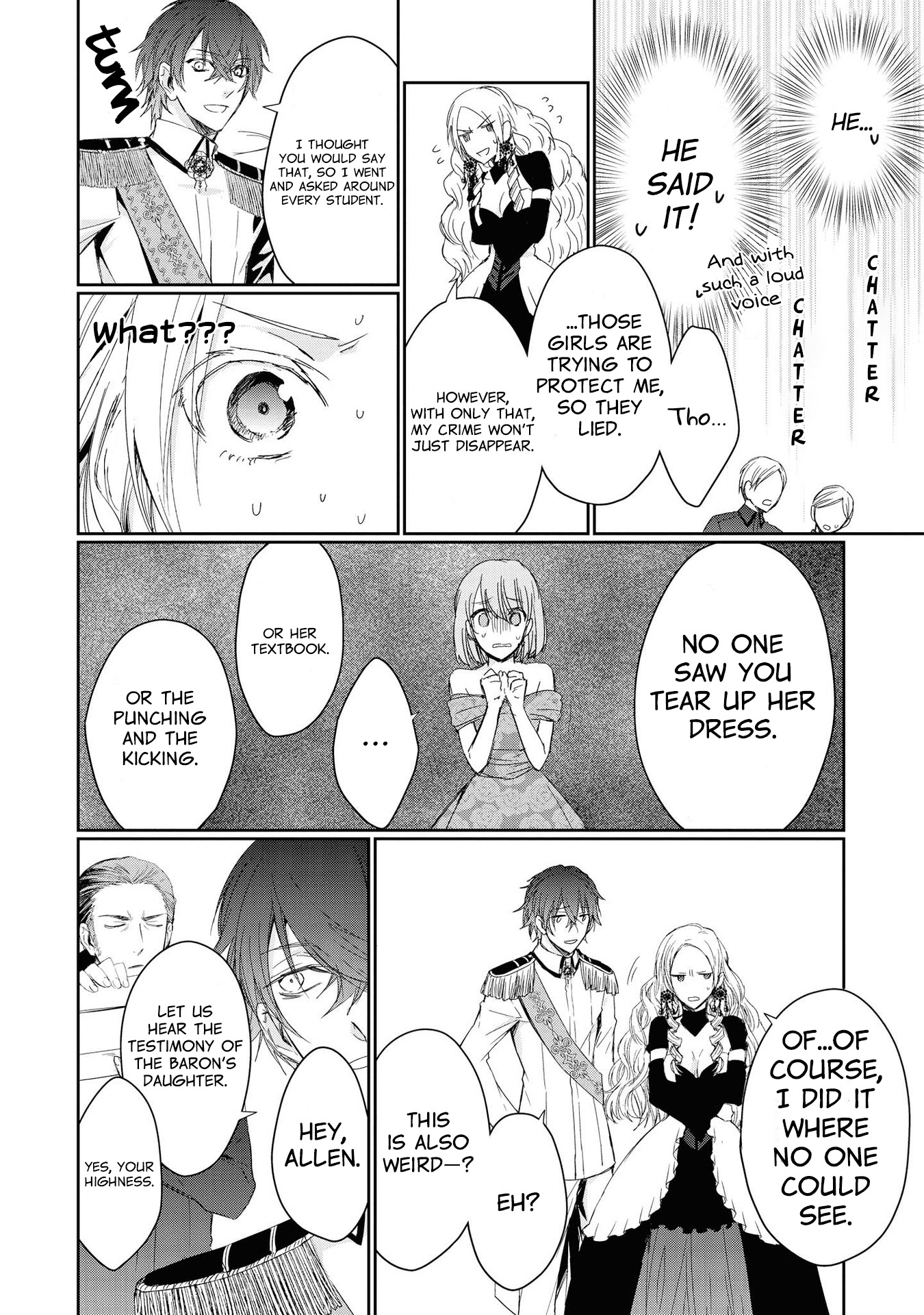 Halaman dari Though I May Be a Villainess, I'll Show You I Can Obtain Happiness! Chapter 3