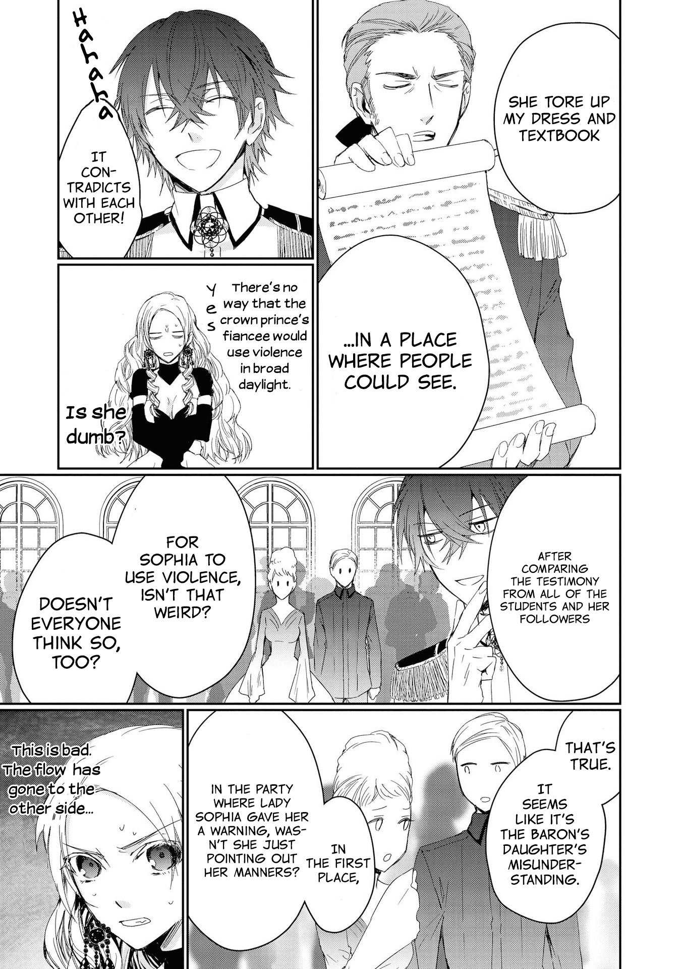 Halaman dari Though I May Be a Villainess, I'll Show You I Can Obtain Happiness! Chapter 3