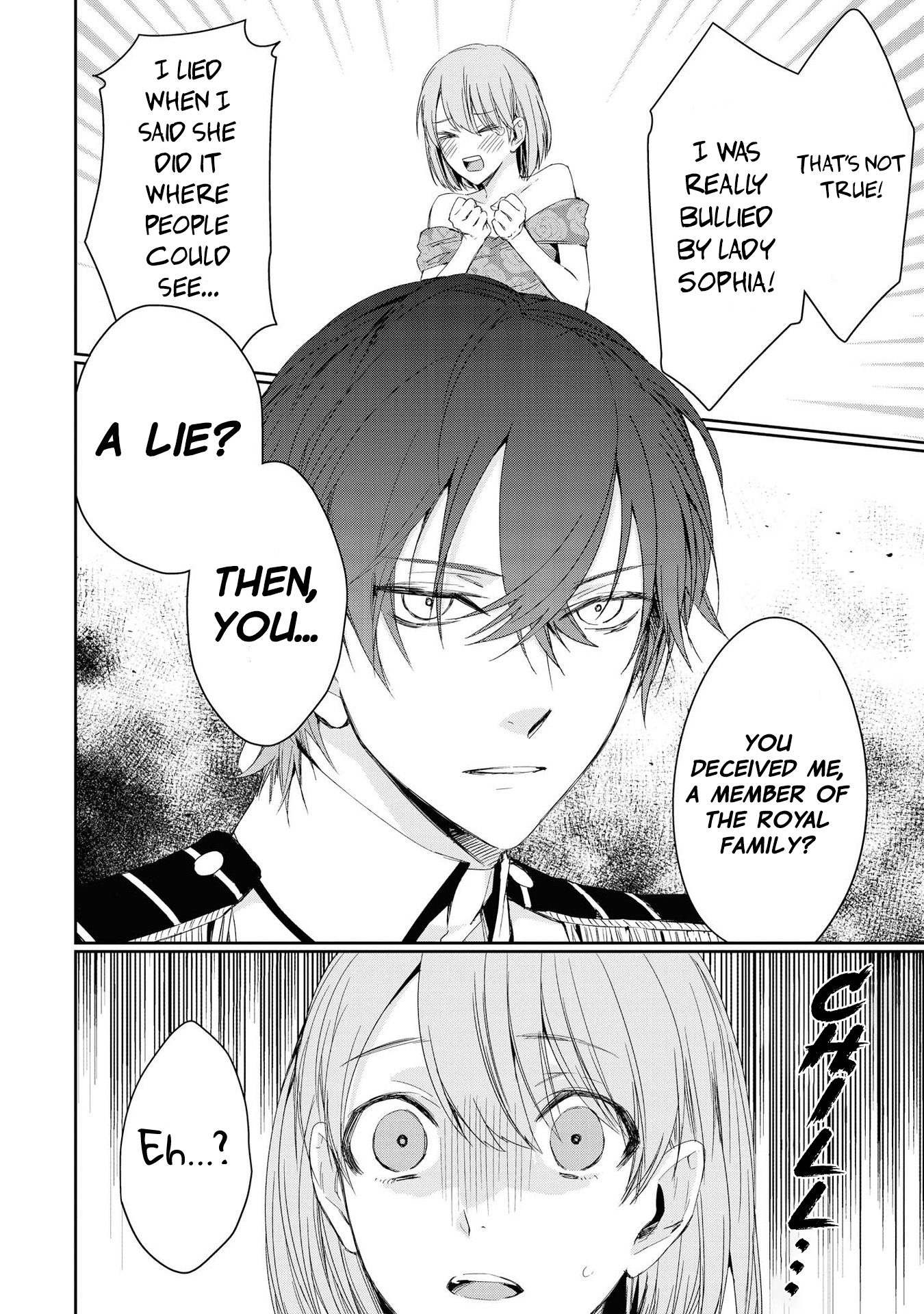 Halaman dari Though I May Be a Villainess, I'll Show You I Can Obtain Happiness! Chapter 3